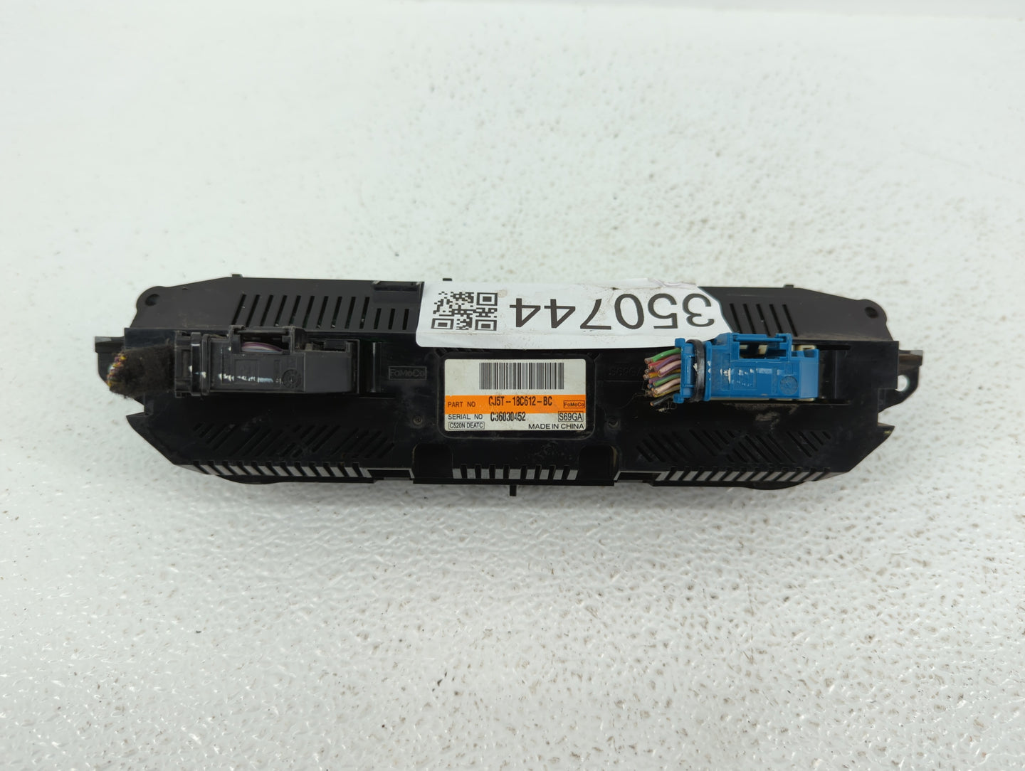 2013-2015 Ford Escape Climate Control Module Temperature AC/Heater Replacement P/N:CJ5T-18C612-BC CJ5T-18C612-BA Fits OEM Us