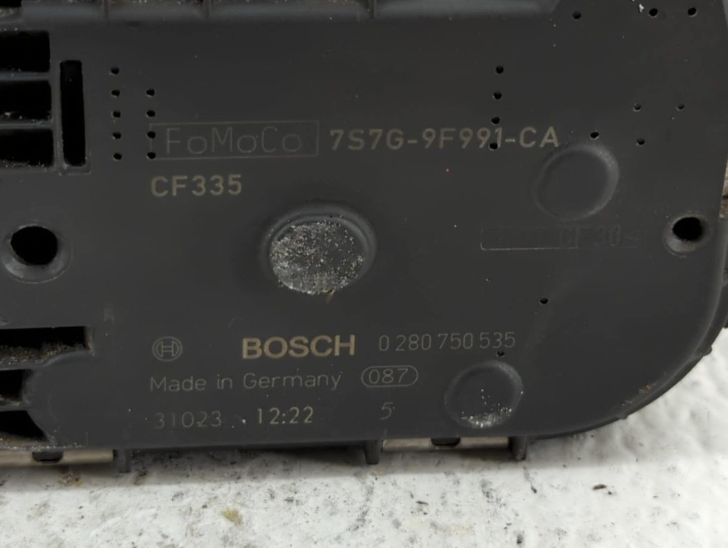2013-2016 Ford Escape Throttle Body P/N:0 280 750 535 7S7G-9F991-CA Fits Fits 2013 2014 2015 2016 2017 2018 2019 OEM Used Au