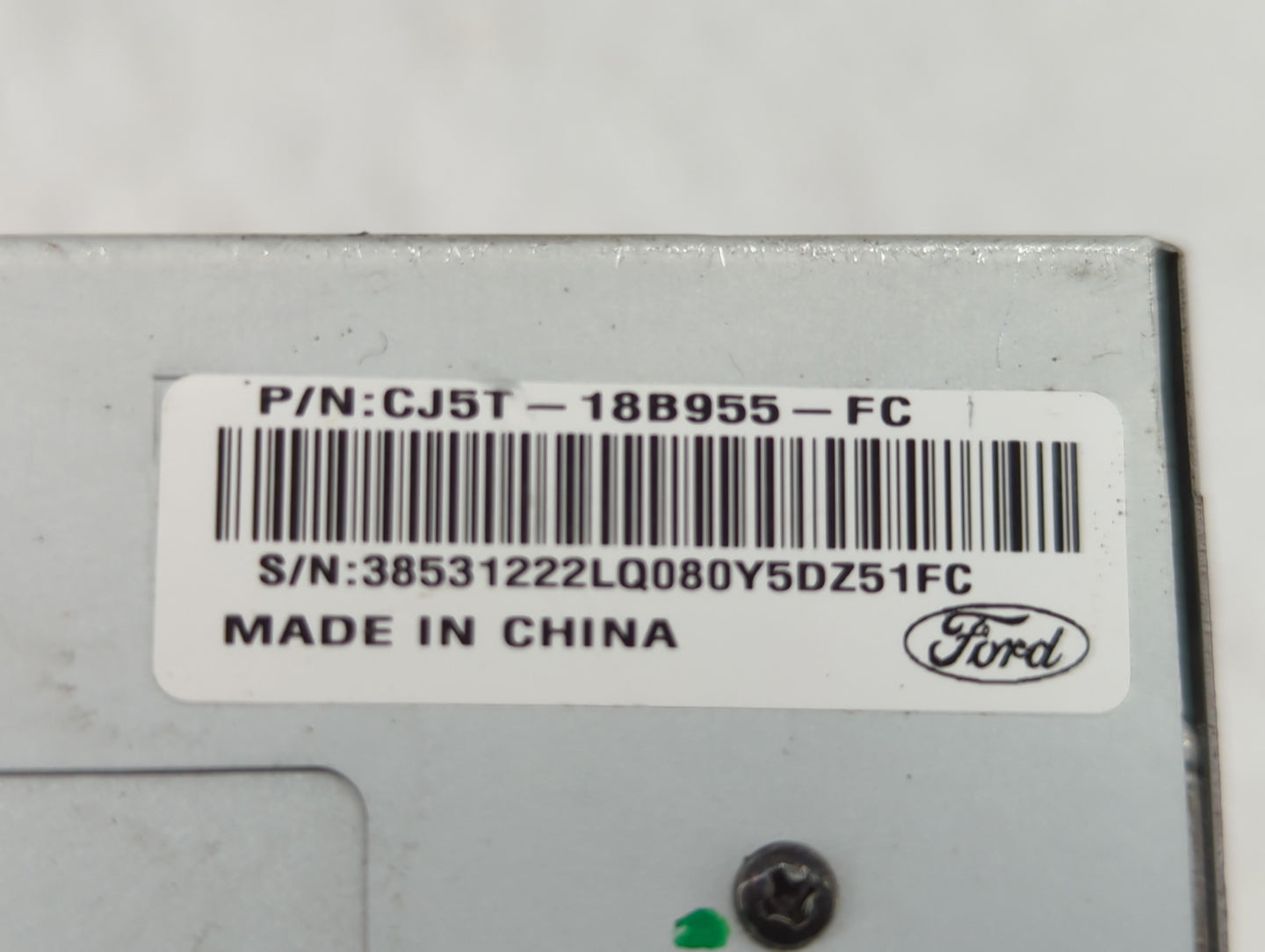 2014 Ford Escape Radio AM FM Cd Player Receiver Replacement P/N:CJ5T-18B955-FC Fits Fits 1999 2000 OEM Used Auto Parts - Oem
