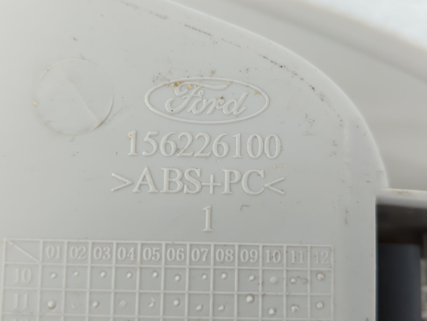 2014 Ford Escape Overhead Roof Console Beige - Oemusedautoparts1.com