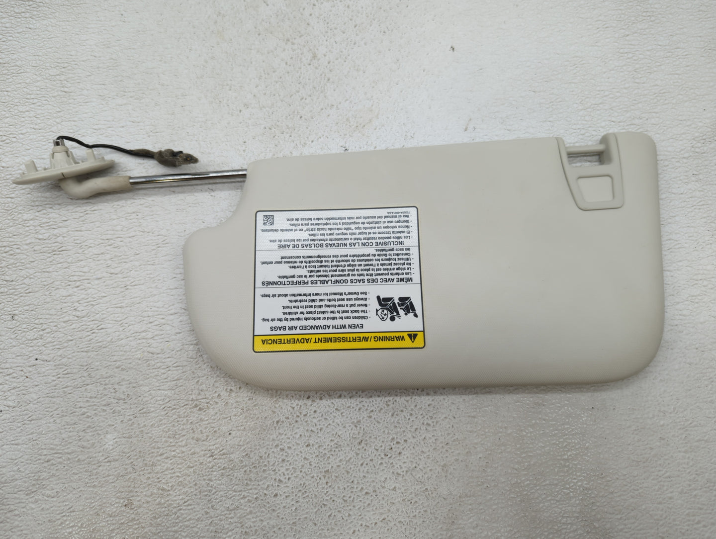 2013-2019 Ford Escape Sun Visor Shade Replacement Passenger Right Mirror Fits Fits 2013 2014 2015 2016 2017 2018 2019 OEM Us