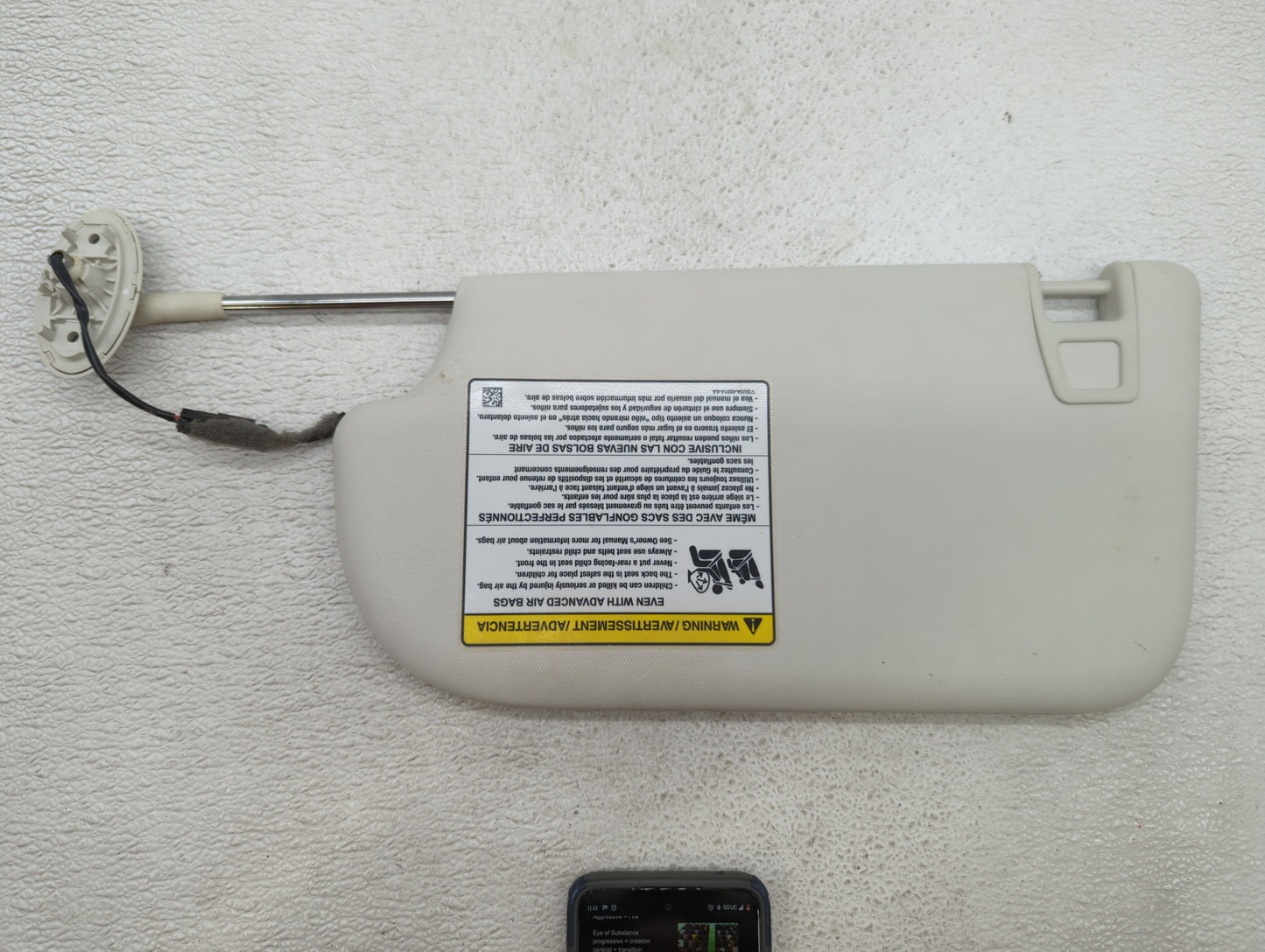 2013-2019 Ford Escape Sun Visor Shade Replacement Passenger Right Mirror Fits Fits 2013 2014 2015 2016 2017 2018 2019 OEM Us