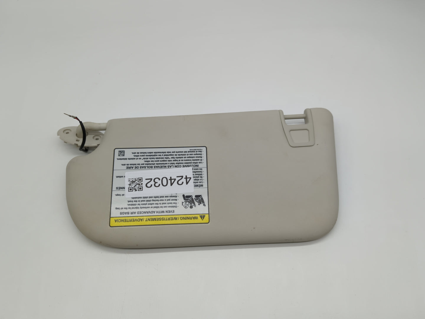 2013-2019 Ford Escape Sun Visor Shade Replacement Passenger Right Mirror Fits Fits 2013 2014 2015 2016 2017 2018 2019 OEM Us