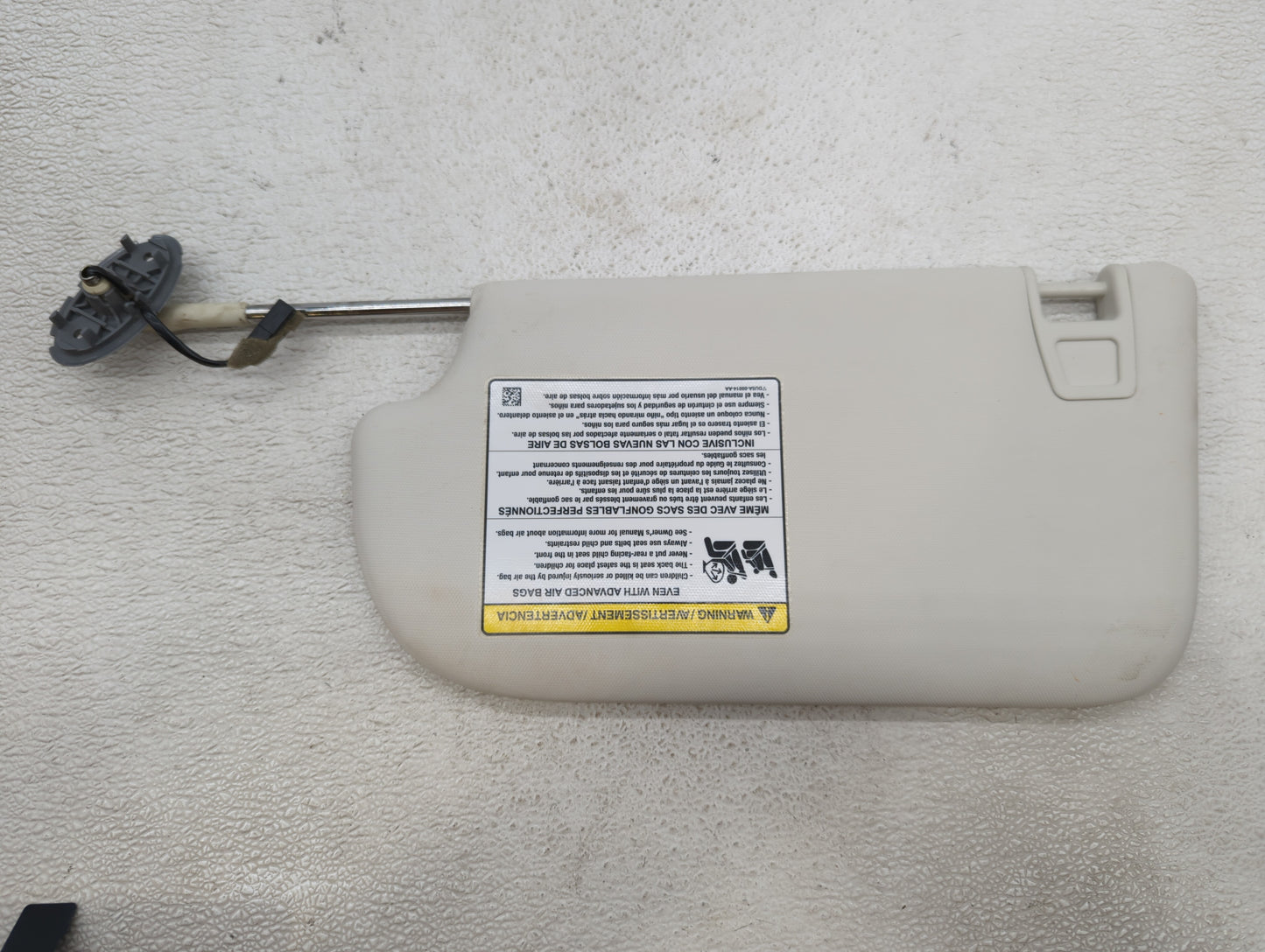 2013-2019 Ford Escape Sun Visor Shade Replacement Passenger Right Mirror Fits Fits 2013 2014 2015 2016 2017 2018 2019 OEM Us