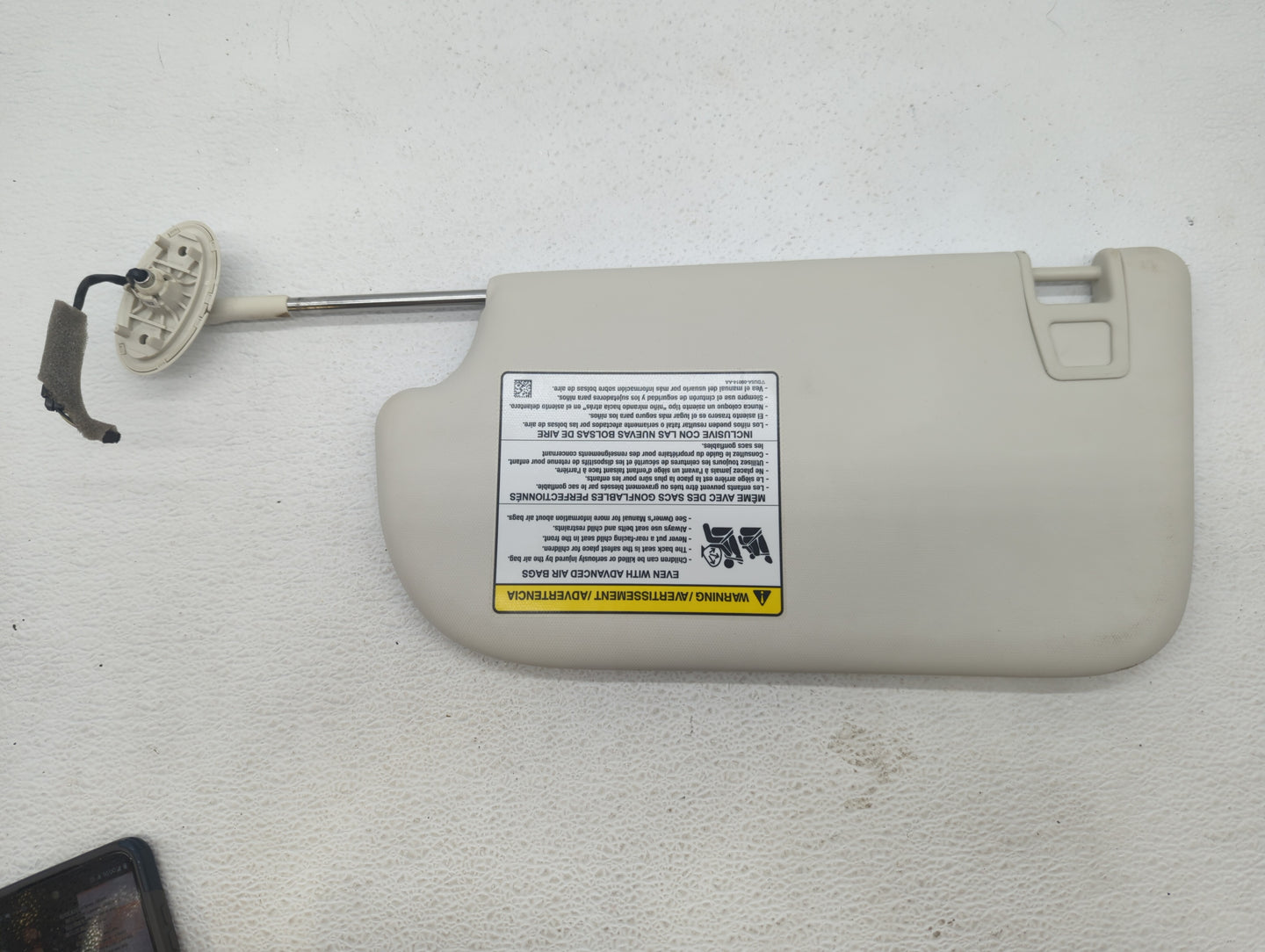 2013-2019 Ford Escape Sun Visor Shade Replacement Passenger Right Mirror Fits Fits 2013 2014 2015 2016 2017 2018 2019 OEM Us