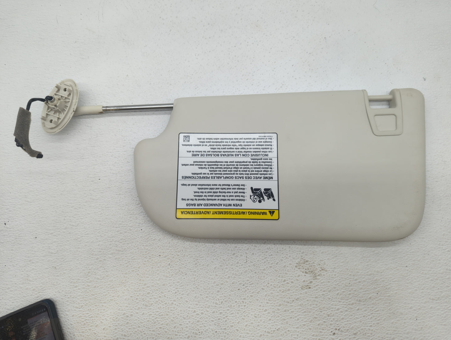 2013-2019 Ford Escape Sun Visor Shade Replacement Passenger Right Mirror Fits Fits 2013 2014 2015 2016 2017 2018 2019 OEM Us