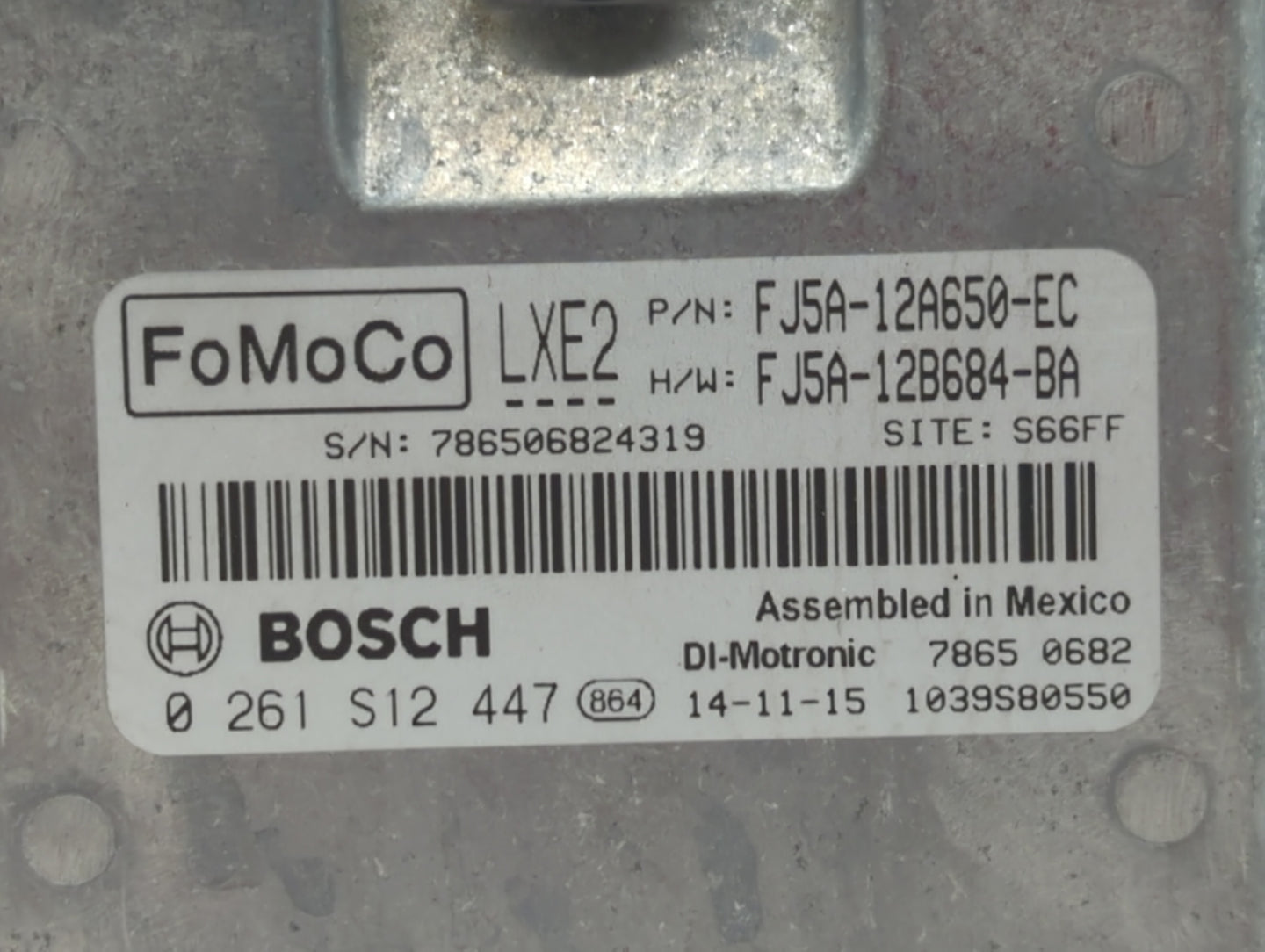 2014 Ford Escape PCM Engine Control Computer ECU ECM PCU OEM P/N:FJ5A-12A650-EC EJ5A-12A650-UC, FJ5A-12B684-BA Fits OEM Used
