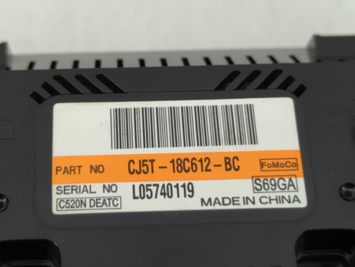 2013-2015 Ford Escape Climate Control Module Temperature AC/Heater Replacement P/N:CJ5T-18C612-AE CJ5T-18C612-BC Fits OEM Us