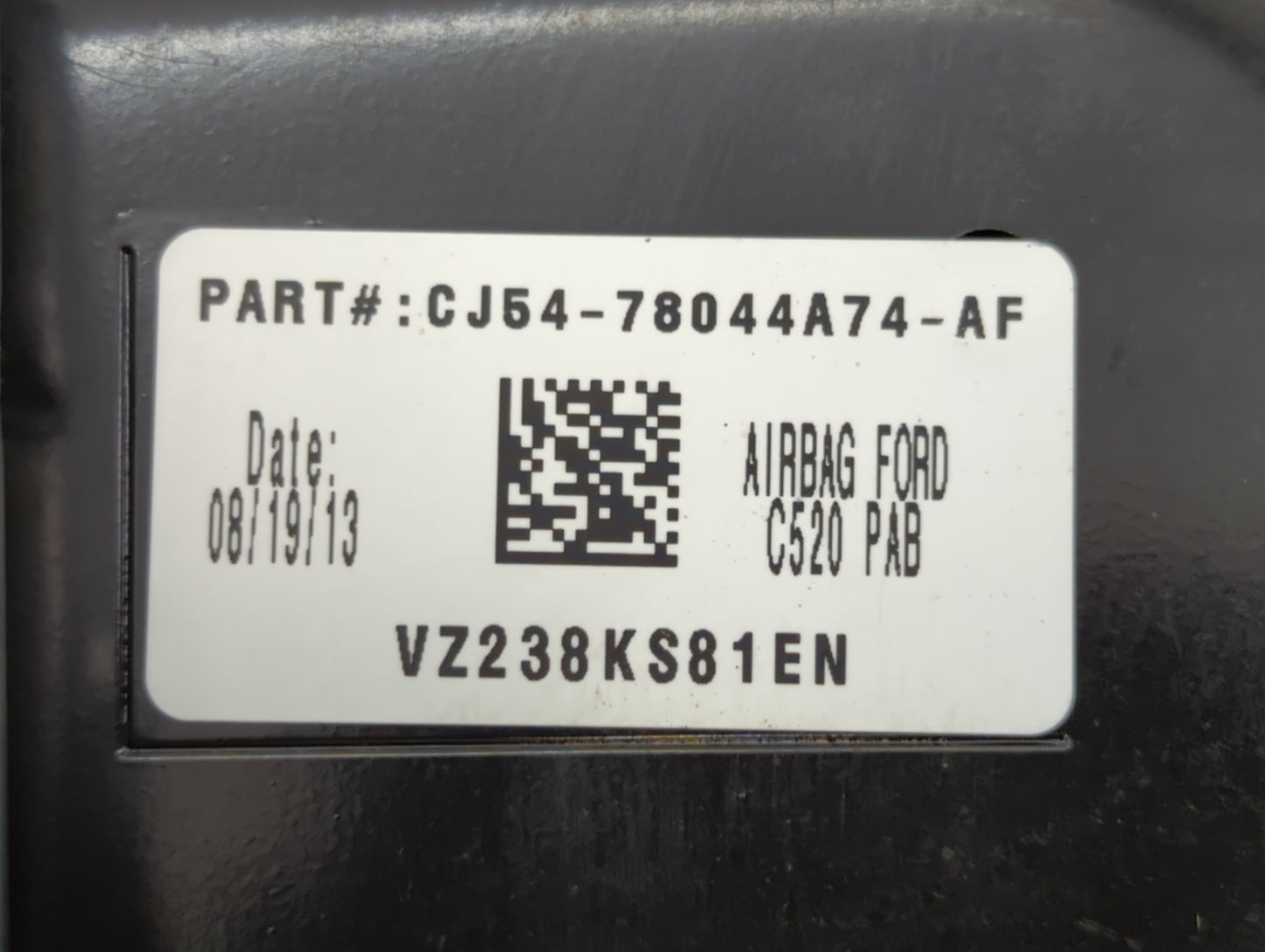2013-2014 Ford Escape Air Bag Passenger Right Dashboard Oem - Oemusedautoparts1.com