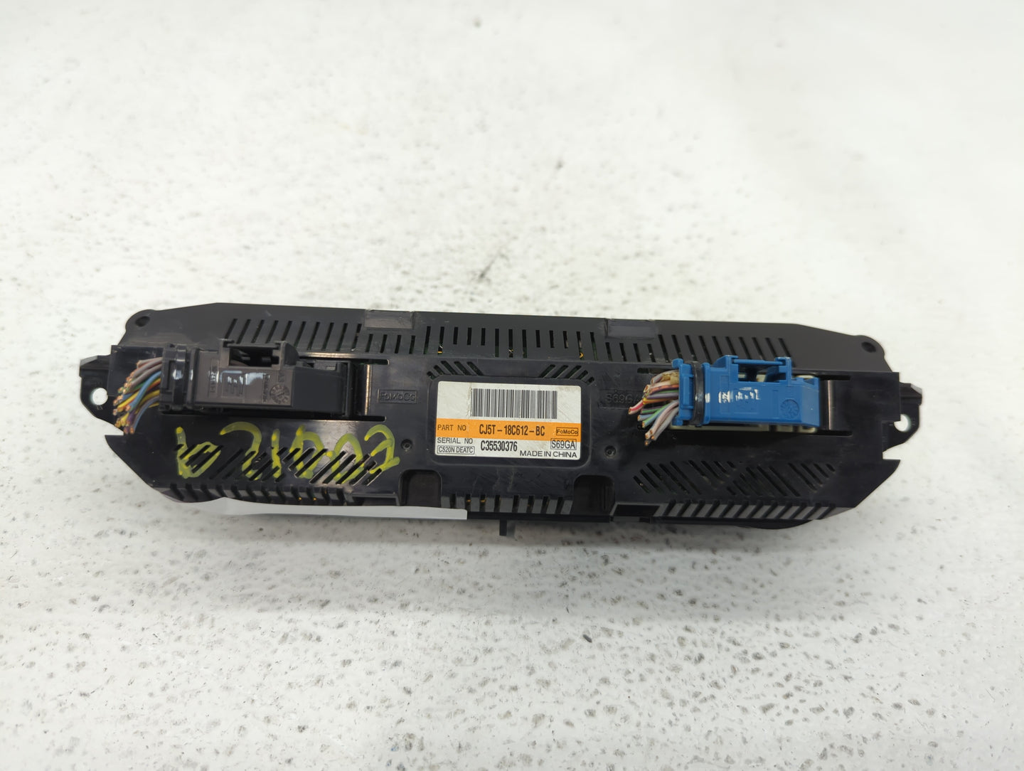2013-2015 Ford Escape Climate Control Module Temperature AC/Heater Replacement P/N:CJ5T-18C612-BC Fits Fits 2013 2014 2015 O