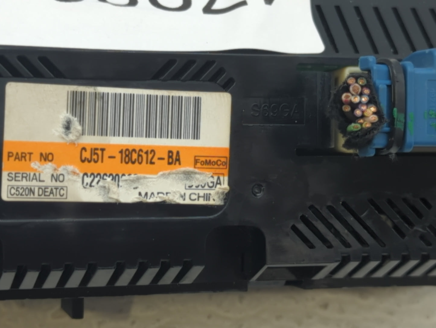 2013-2015 Ford Escape Climate Control Module Temperature AC/Heater Replacement P/N:CJ5T-18C612-BA CJ5T-18C612-BC Fits OEM Us