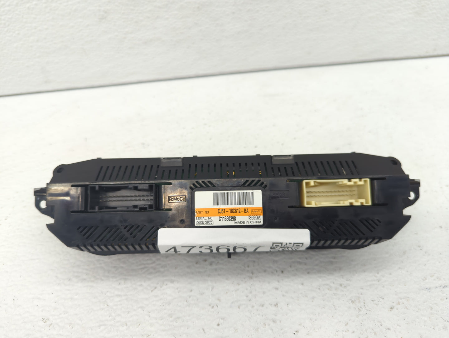 2013-2015 Ford Escape Climate Control Module Temperature AC/Heater Replacement P/N:CJ5T-18C612-BA CJ5T-18C612-BC Fits OEM Us