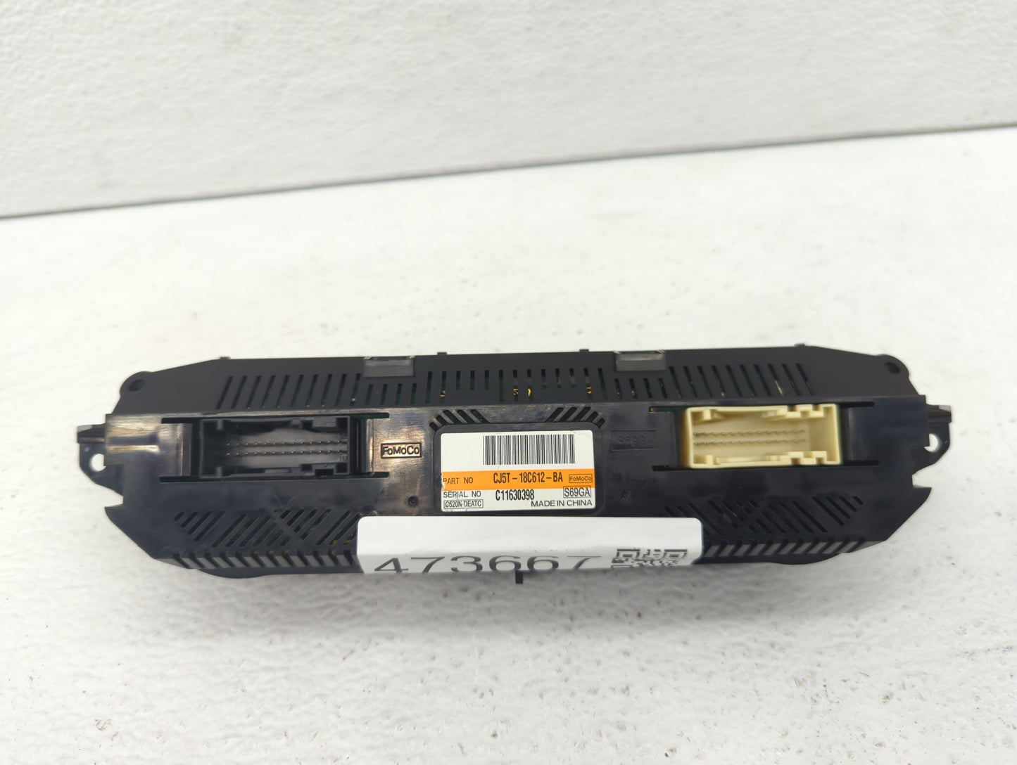 2013-2015 Ford Escape Climate Control Module Temperature AC/Heater Replacement P/N:CJ5T-18C612-BA CJ5T-18C612-BC Fits OEM Us