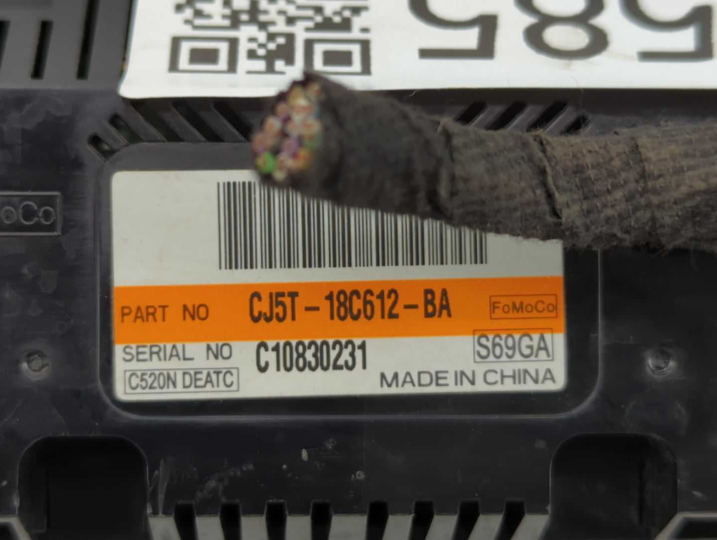 2013-2015 Ford Escape Climate Control Module Temperature AC/Heater Replacement P/N:CJ5T-18C612-BA CJ5T-18C612-BC Fits OEM Us