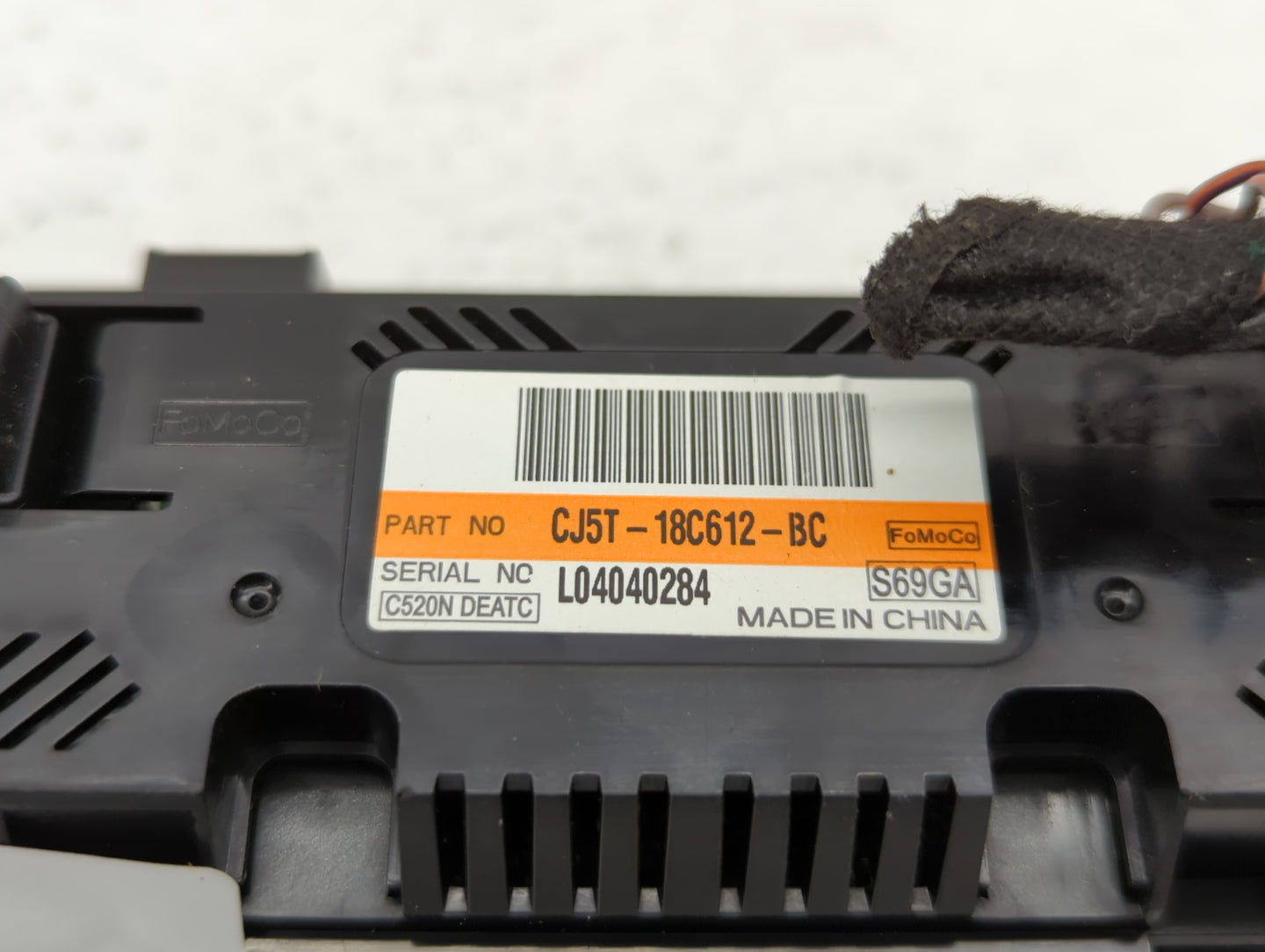 2013-2015 Ford Escape Climate Control Module Temperature AC/Heater Replacement P/N:CJ5T-18C612-BA CJ5T-18C612-BC Fits OEM Us