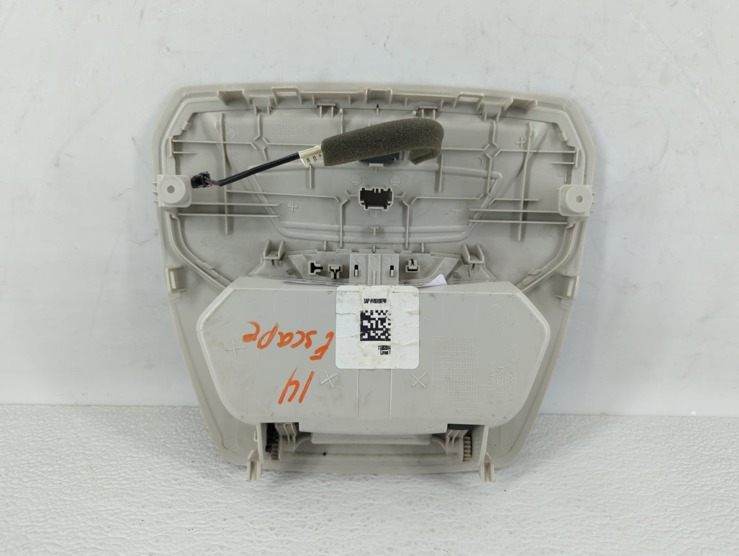 2014 Ford Escape Overhead Roof Console Cream - Oemusedautoparts1.com