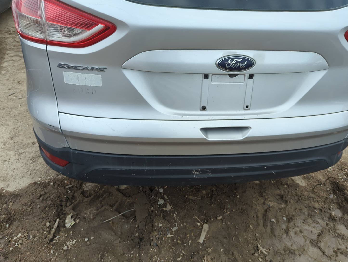 2013-2016 Ford Escape Rear Bumper Assembly Oem 5006804 - Oemusedautoparts1.com