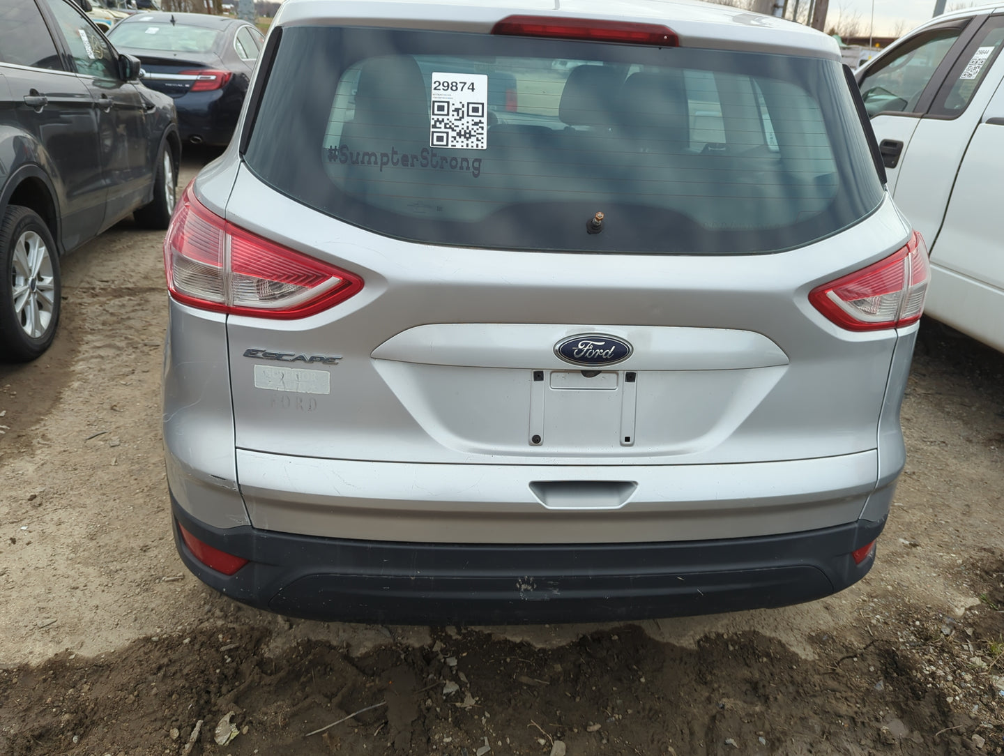 2014-2016 Ford Escape Trunk/decklid/hatch/tailgate Oem 5006863 - Oemusedautoparts1.com