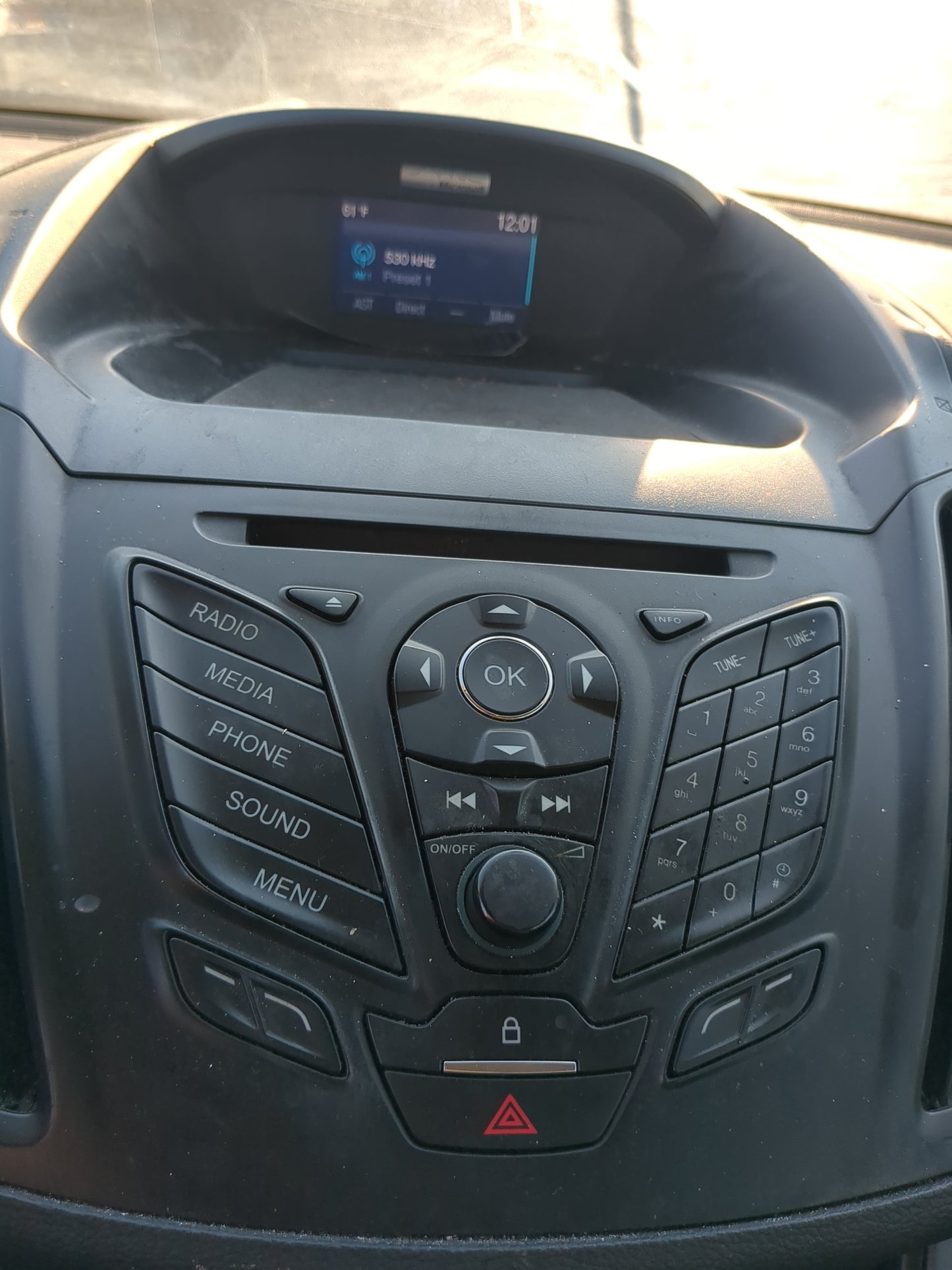 2013-2015 Ford Escape Radio AM FM Cd Player Receiver Replacement Fits Fits 2013 2014 2015 OEM Used Auto Parts - Oemusedautop