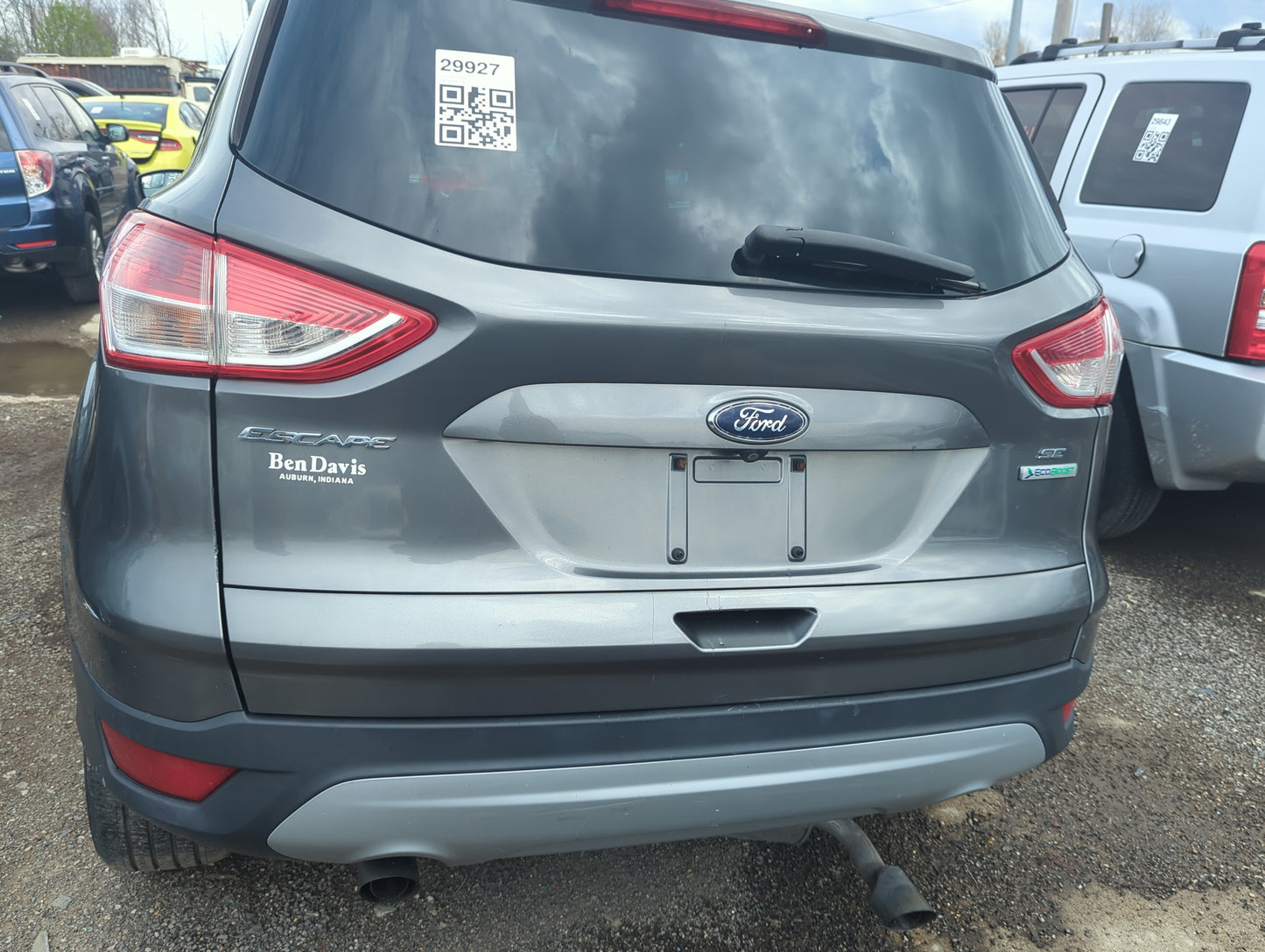 2014-2016 Ford Escape Trunk/decklid/hatch/tailgate Oem - Oemusedautoparts1.com