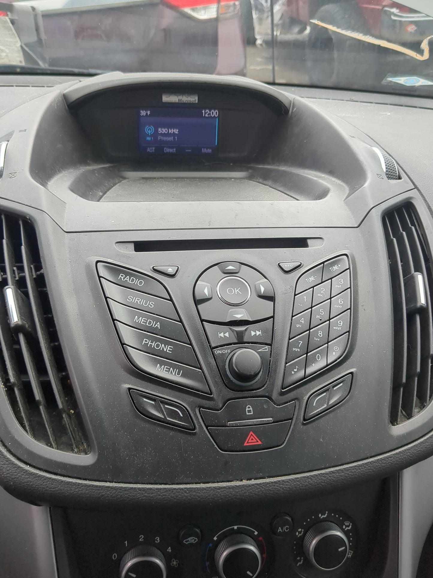 2013-2015 Ford Escape Radio AM FM Cd Player Receiver Replacement Fits Fits 2013 2014 2015 OEM Used Auto Parts - Oemusedautop