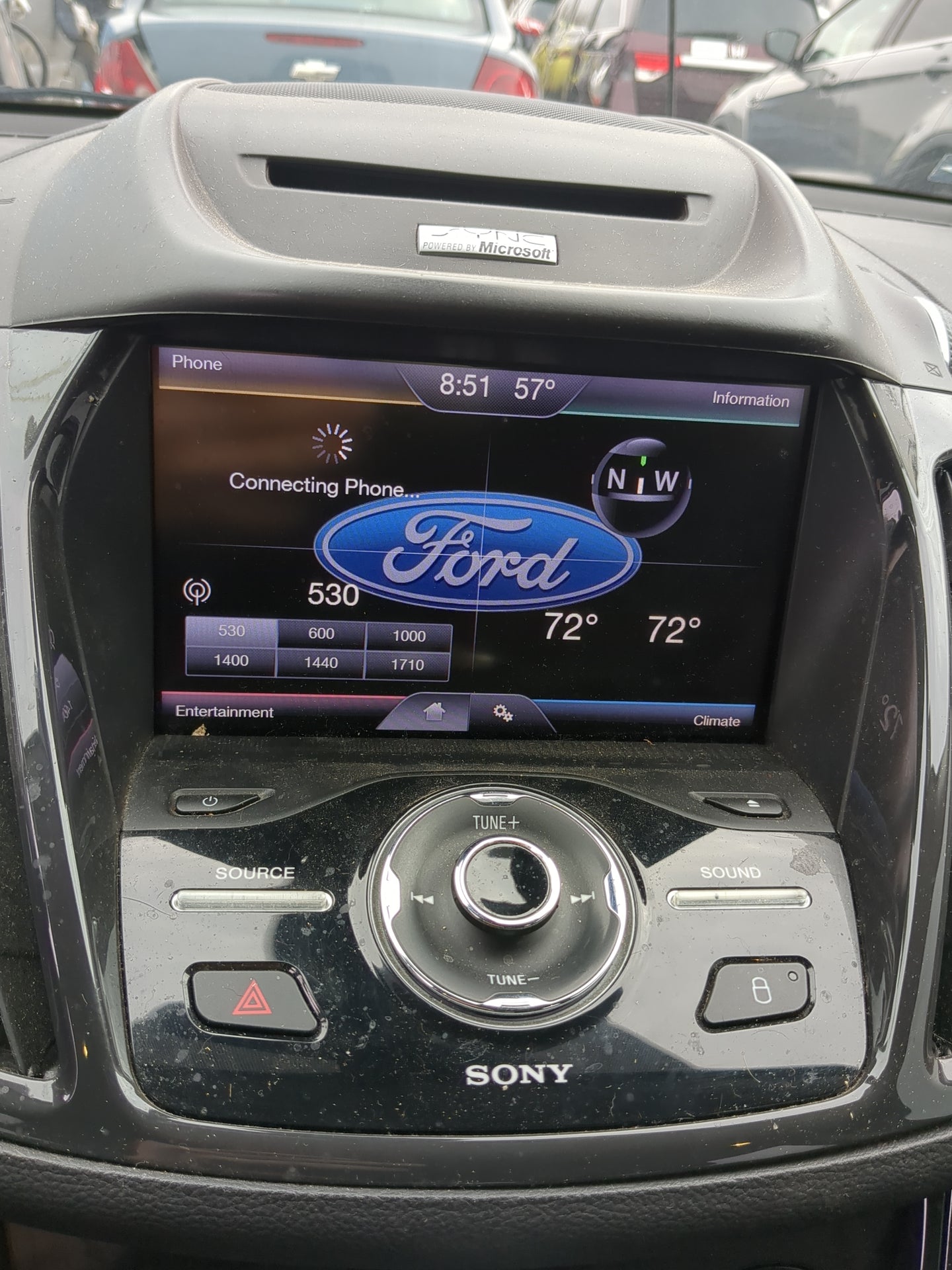 2013-2015 Ford Escape Radio AM FM Cd Player Receiver Replacement Fits Fits 2013 2014 2015 OEM Used Auto Parts - Oemusedautop