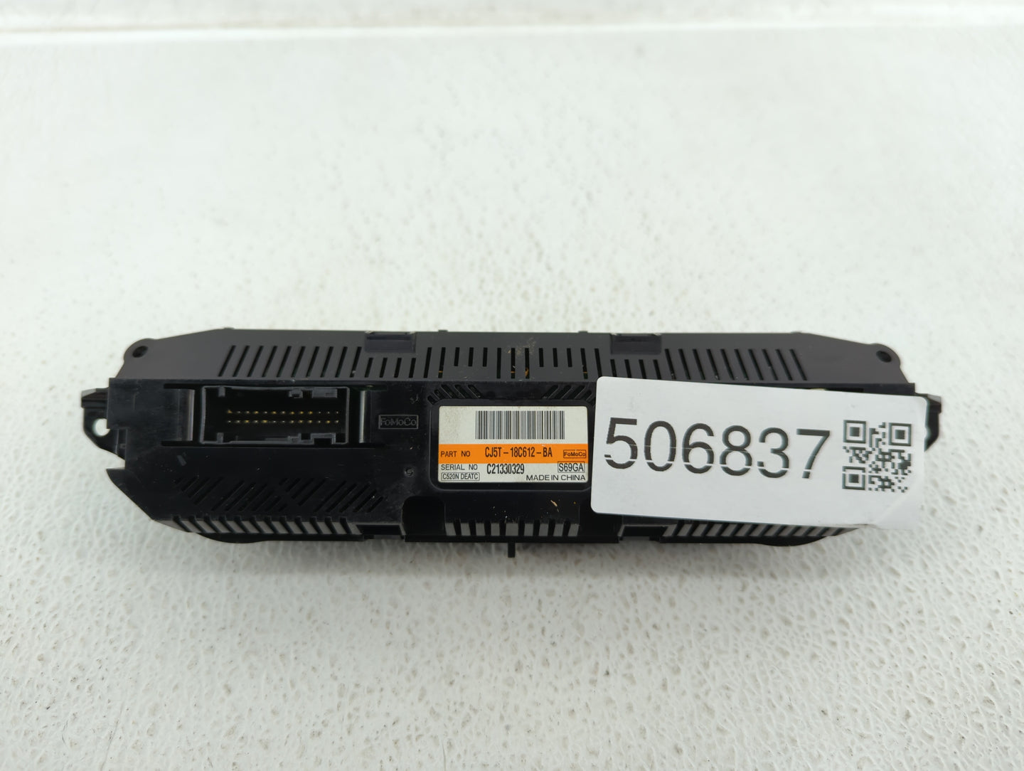 2013-2015 Ford Escape Climate Control Module Temperature AC/Heater Replacement P/N:CJ5T-18C612-BA Fits Fits 2013 2014 2015 O