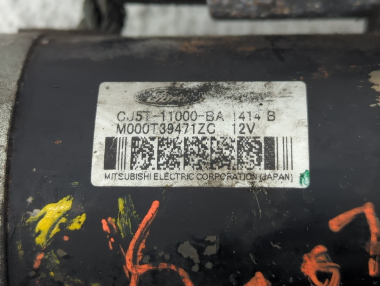 2013-2016 Ford Escape Car Starter Motor Solenoid OEM P/N:M000T39471ZC CJ5T-11000-BA Fits Fits 2013 2014 2015 2016 OEM Used A