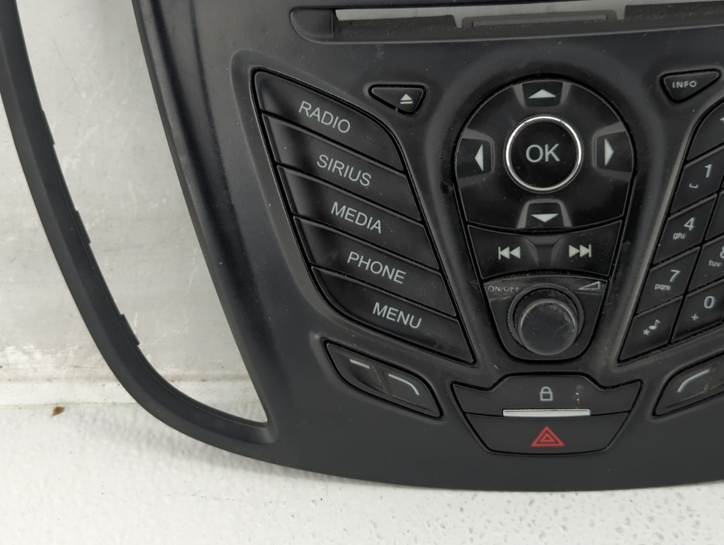 2013-2016 Ford Escape Radio Control Panel - Oemusedautoparts1.com