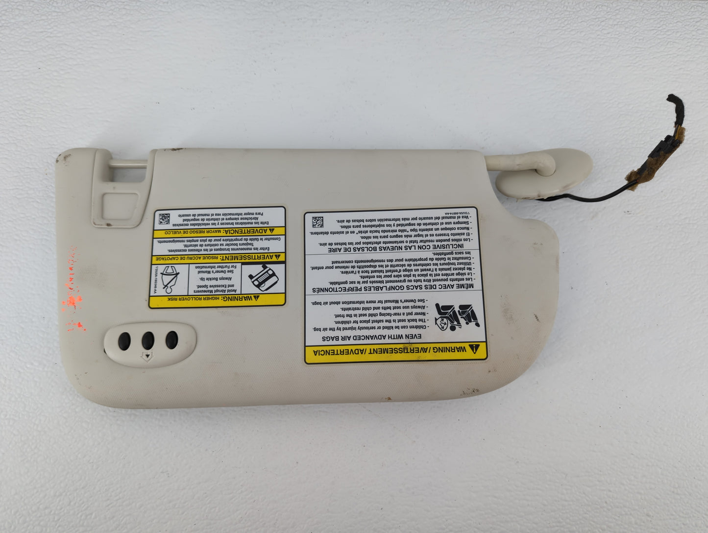 2013-2019 Ford Escape Sun Visor Shade Replacement Driver Left Mirror Fits Fits 2013 2014 2015 2016 2017 2018 2019 OEM Used A
