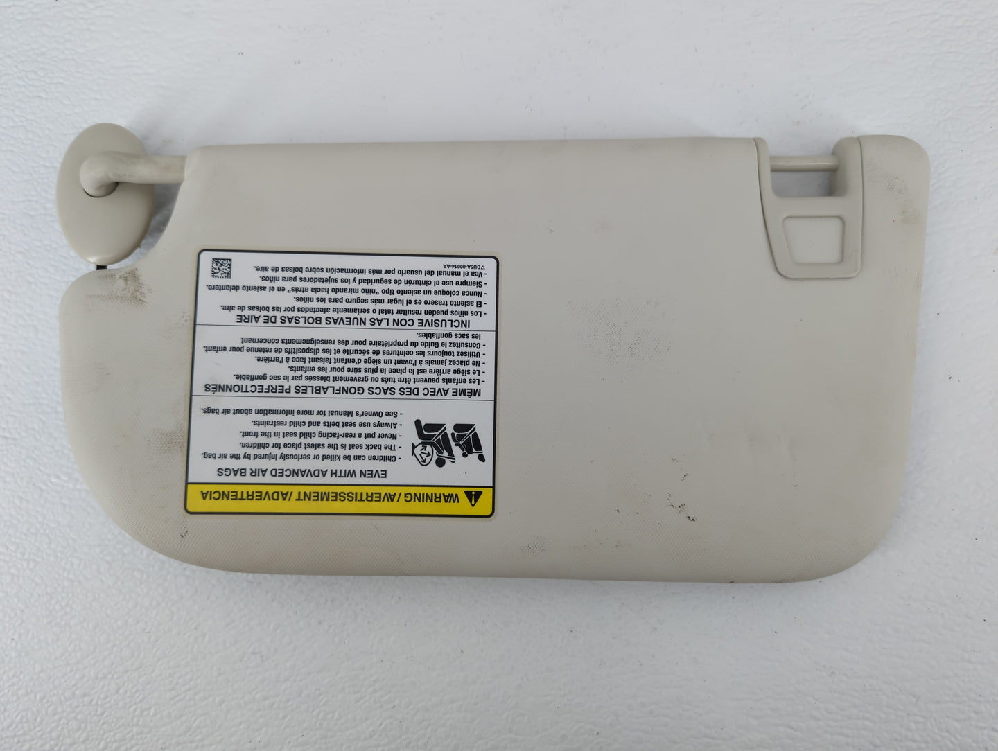 2013-2019 Ford Escape Sun Visor Shade Replacement Passenger Right Mirror Fits Fits 2013 2014 2015 2016 2017 2018 2019 OEM Us