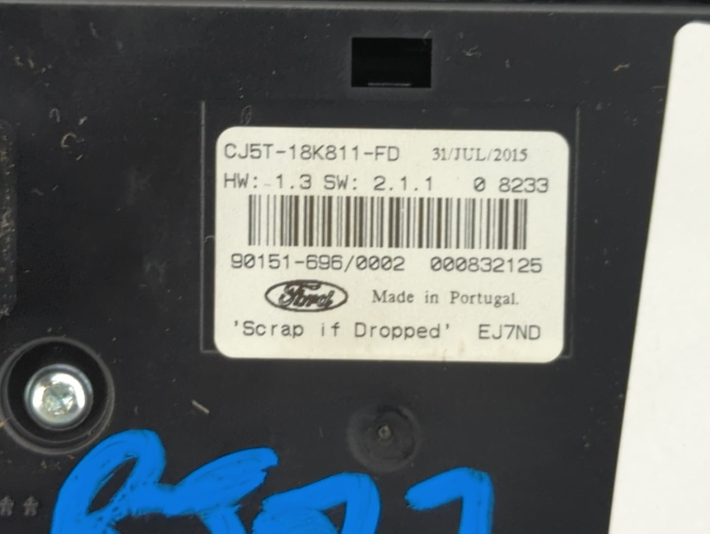 2014 Ford Escape Radio AM FM Cd Player Receiver Replacement P/N:CJ5T-18K811-FD Fits OEM Used Auto Parts - Oemusedautoparts1.