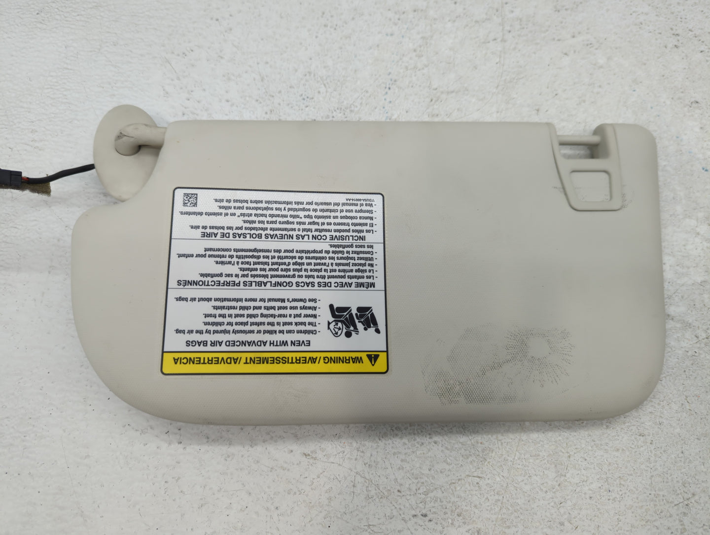 2013-2019 Ford Escape Sun Visor Shade Replacement Passenger Right Mirror Fits Fits 2013 2014 2015 2016 2017 2018 2019 OEM Us