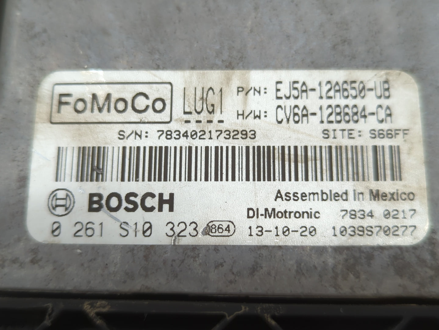 2013-2016 Ford Escape PCM Engine Control Computer ECU ECM PCU OEM P/N:EJ5A12650-UB CV6A-12B684-CA Fits Fits 2013 2014 2015 2