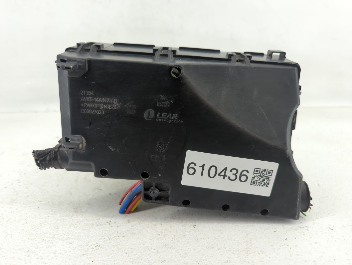 2013-2016 Ford Escape Fusebox Fuse Box Panel Relay Module P/N:AV6T-14A142-AB Fits Fits 2013 2014 2015 2016 OEM Used Auto Par