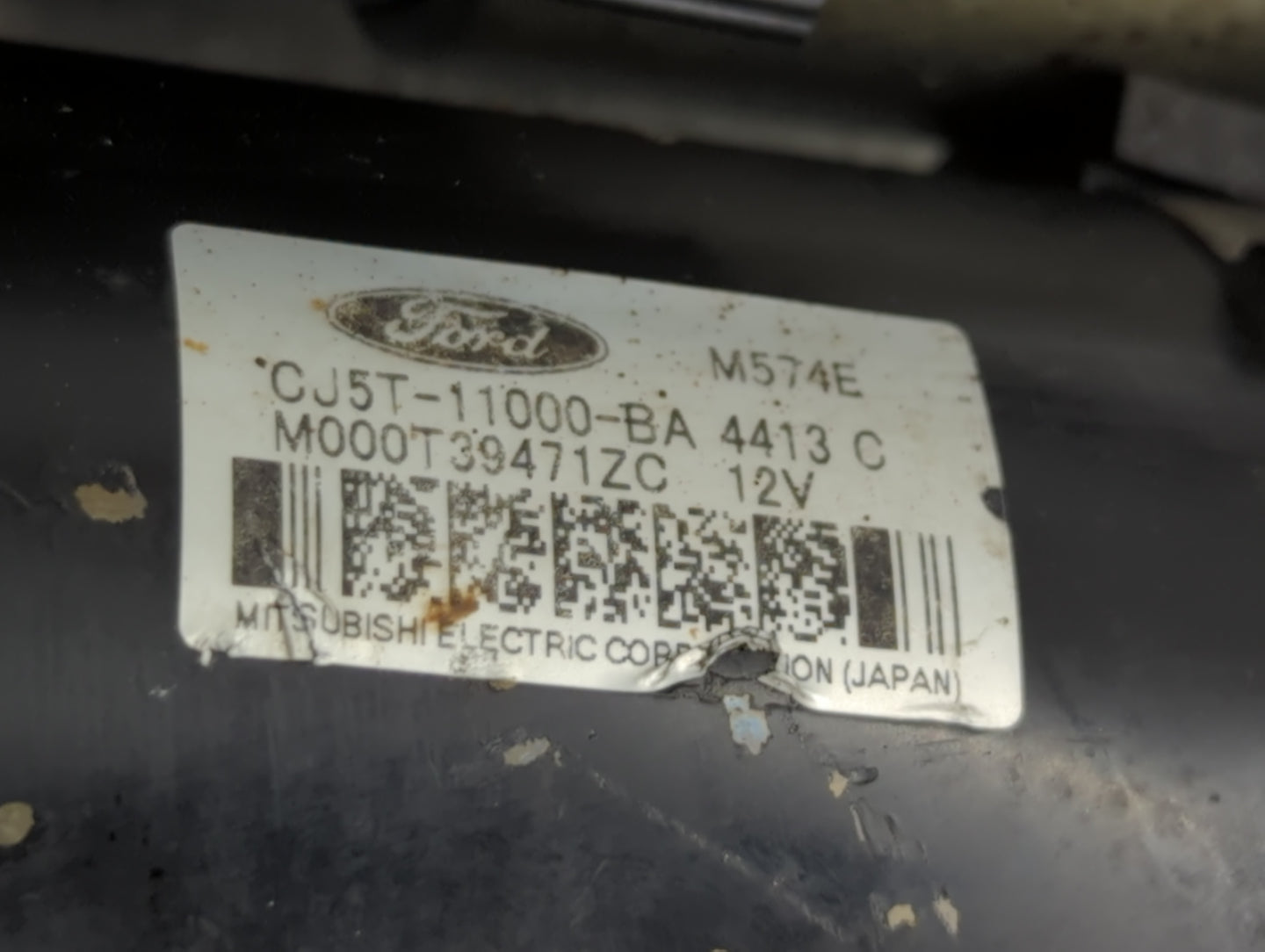 2013-2016 Ford Escape Car Starter Motor Solenoid OEM P/N:M000T39471ZC CJ5T-11000-BA Fits Fits 2013 2014 2015 2016 OEM Used A