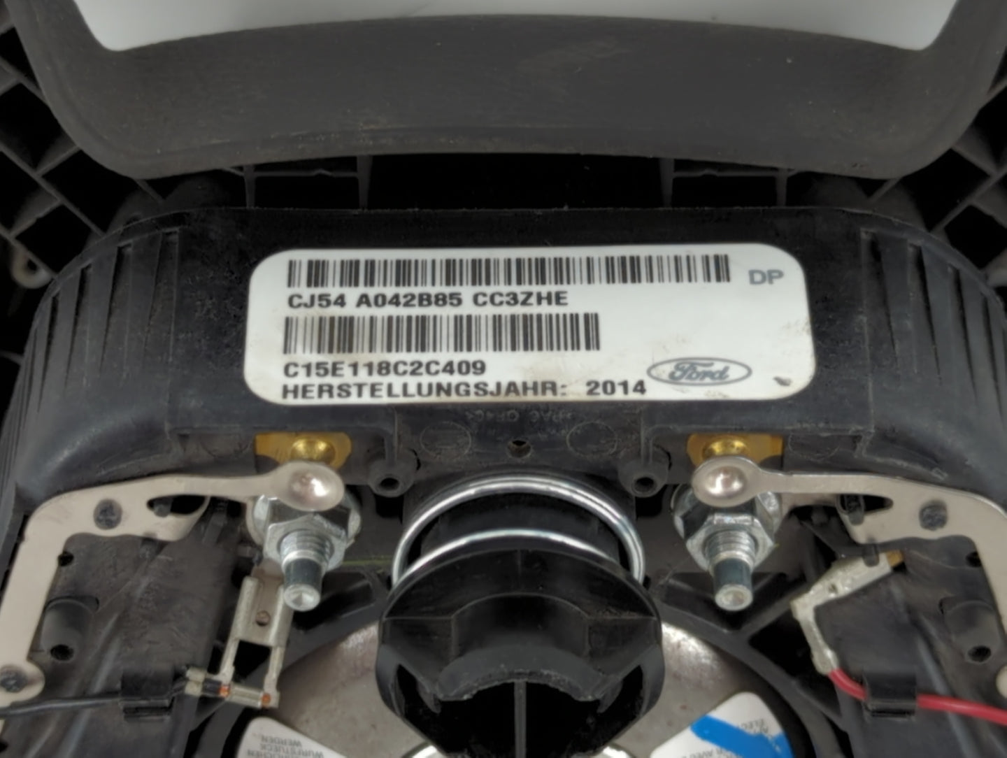 2013-2014 Ford Escape Air Bag Driver Left Steering Wheel Mounted P/N:CJ54 A042B85 BC3ZHE Fits Fits 2013 2014 OEM Used Auto P