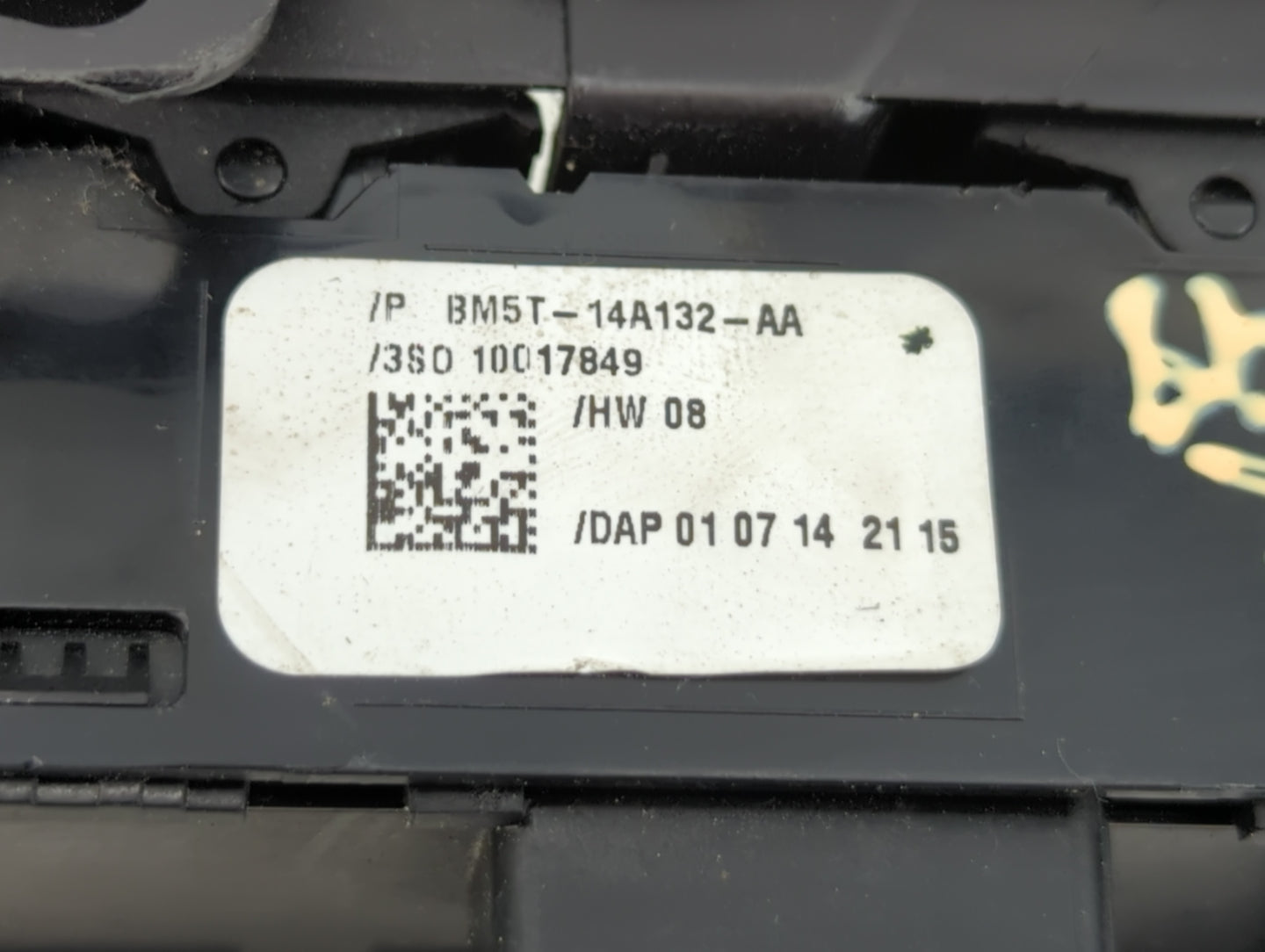 2013-2019 Ford Escape Master Power Window Switch Replacement Driver Side Left P/N:BM5T-14A132-AA Fits OEM Used Auto Parts - 