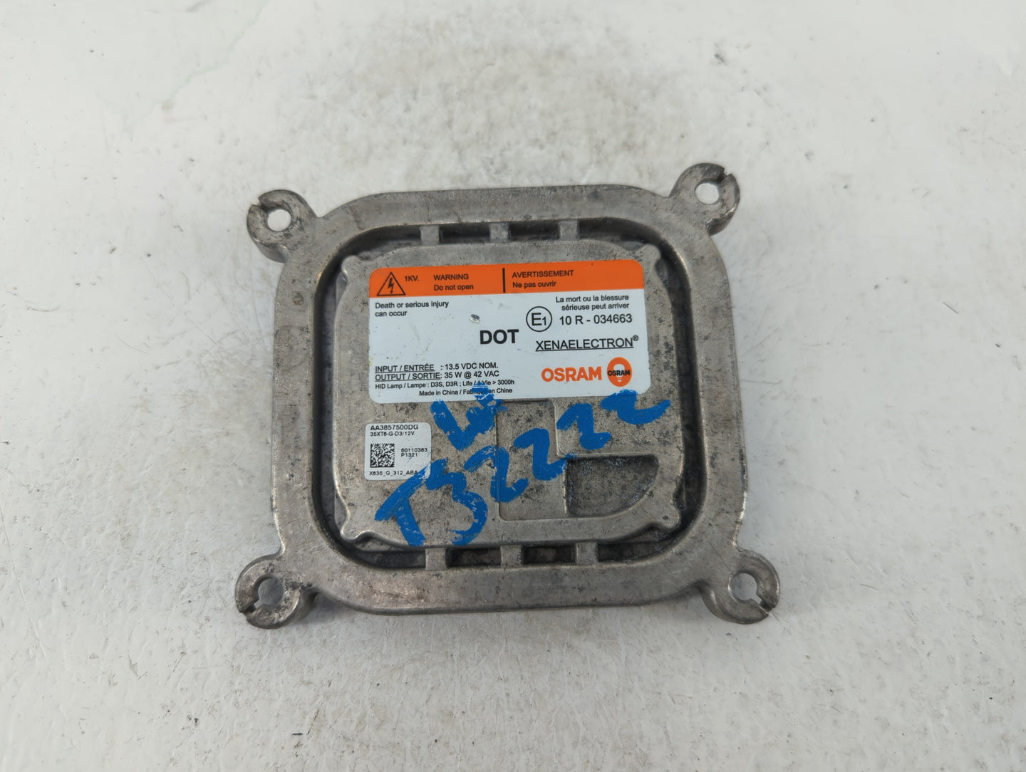 2013-2016 Ford Escape Headlight Ballast Head Light - Oemusedautoparts1.com