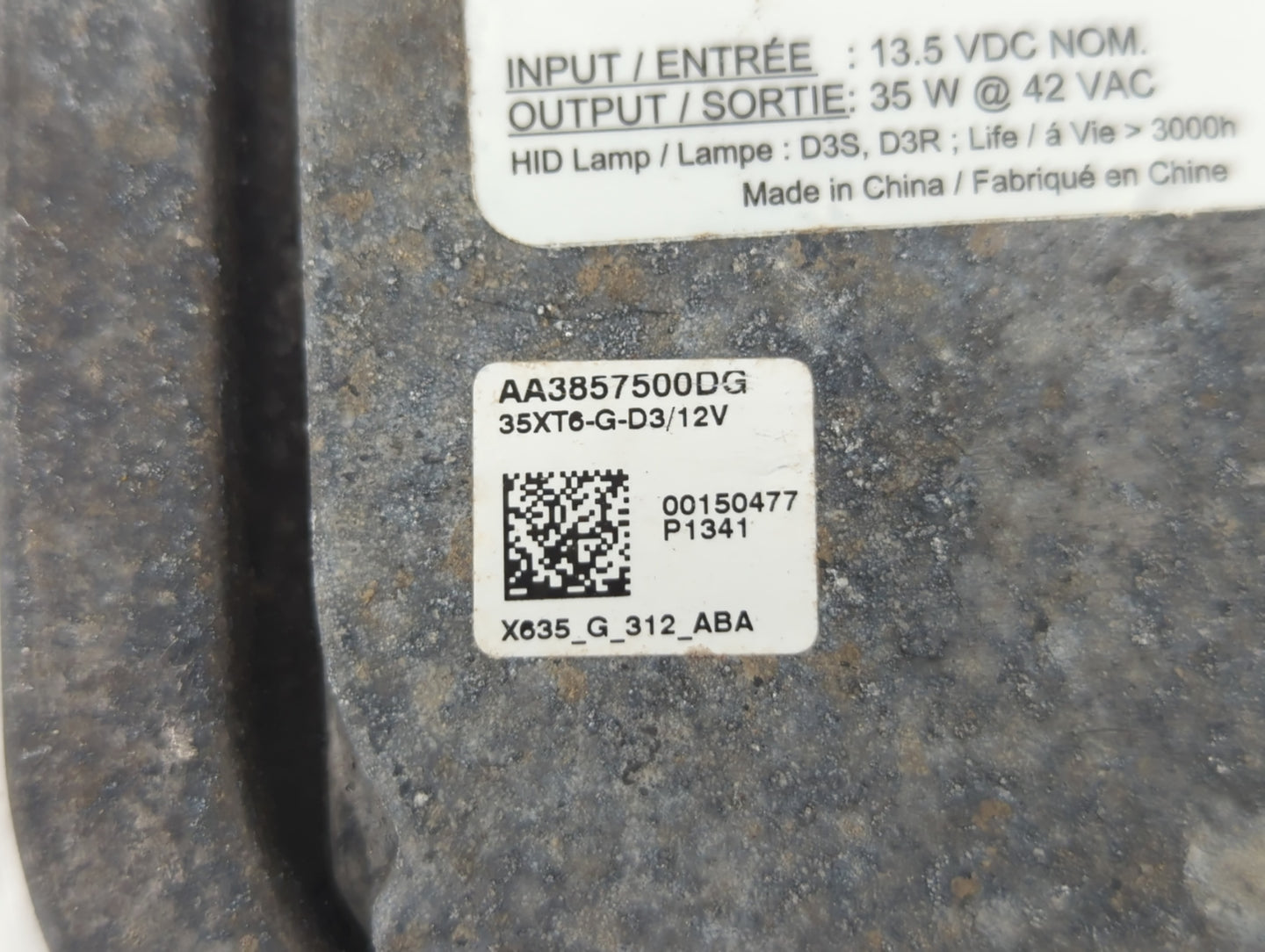 2013-2016 Ford Escape Headlight Ballast Head Light - Oemusedautoparts1.com