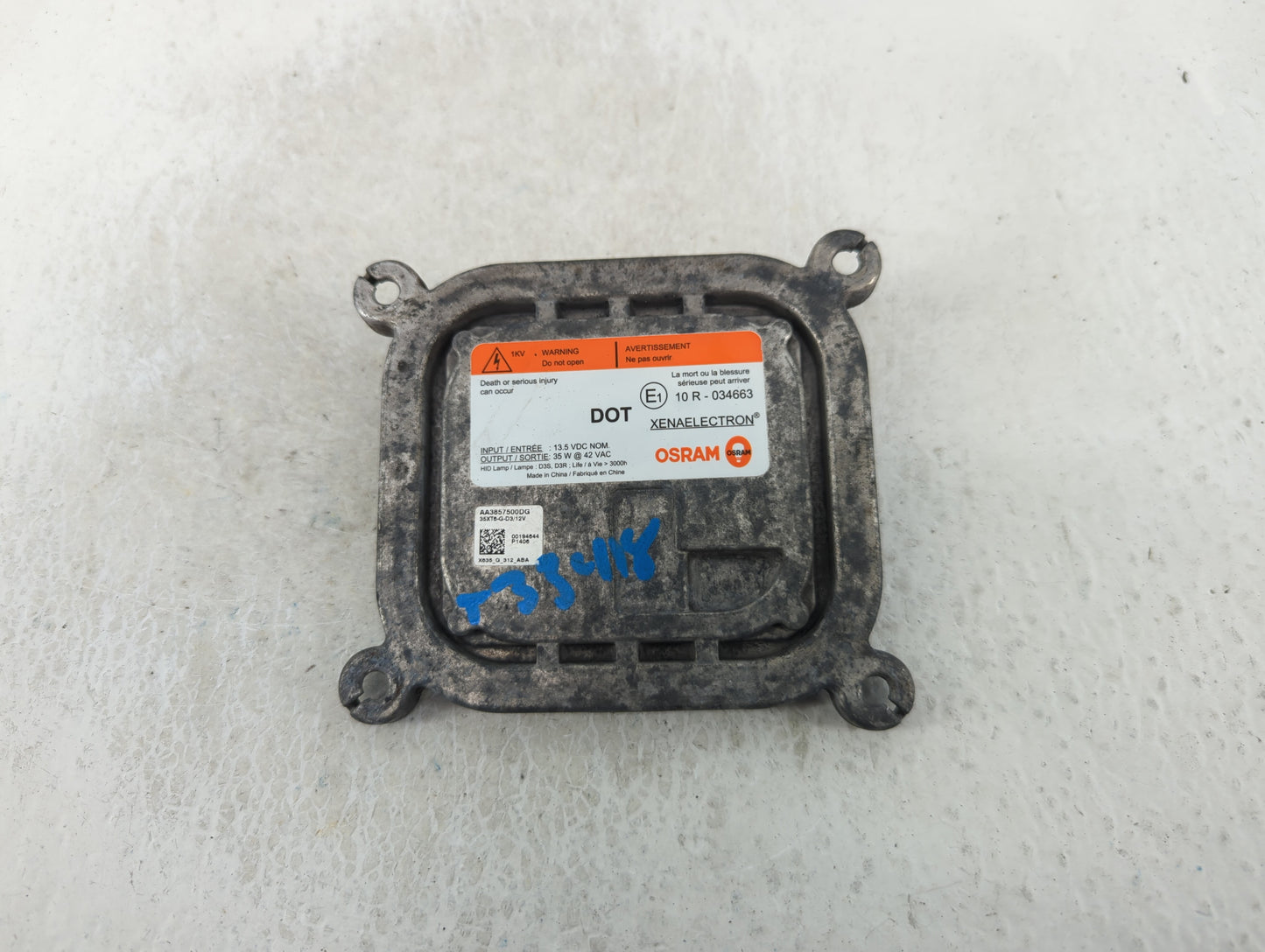 2013-2016 Ford Escape Headlight Ballast Head Light - Oemusedautoparts1.com