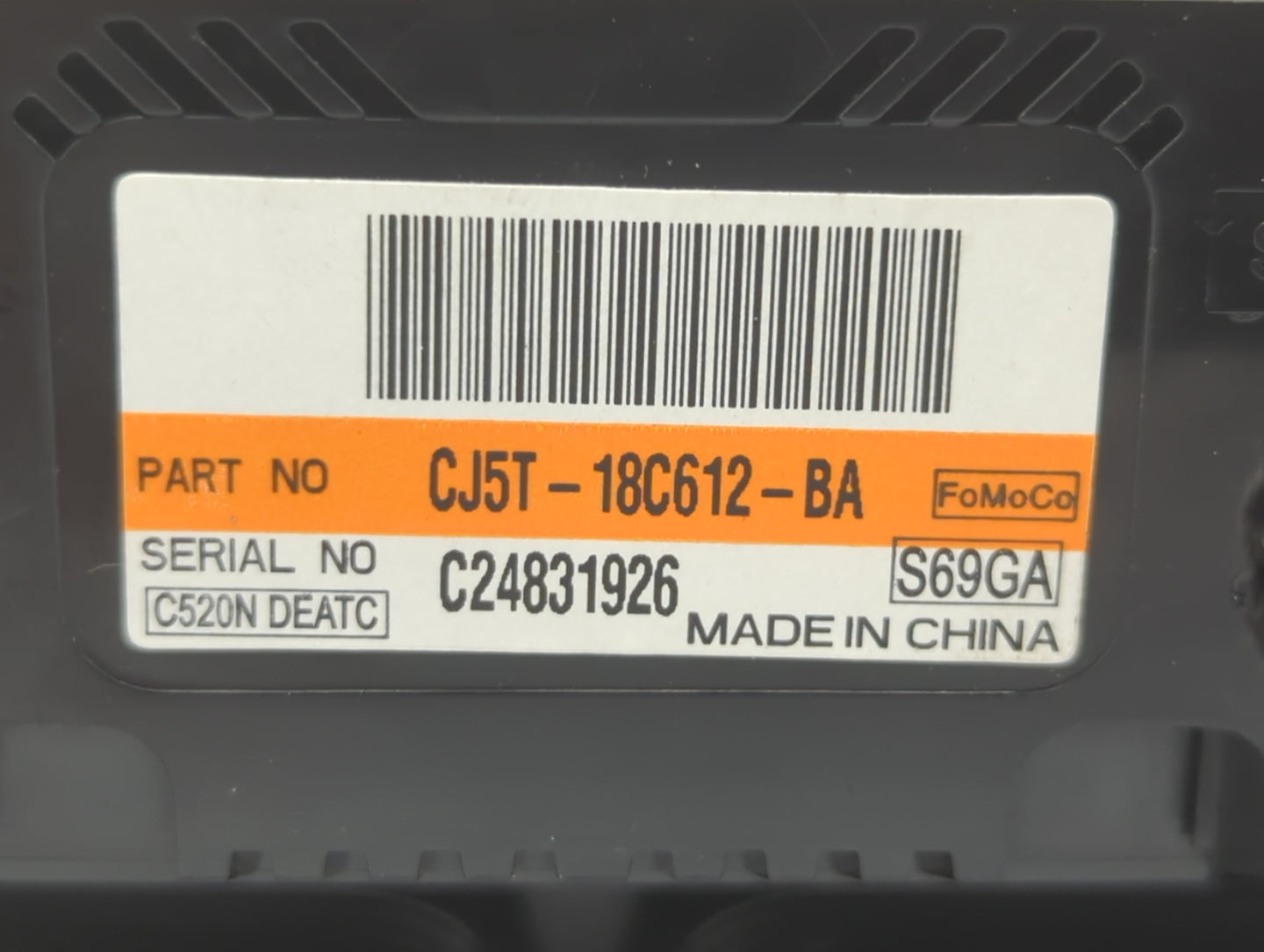 2013-2015 Ford Escape Climate Control Module Temperature AC/Heater Replacement P/N:C24831926 CJ5T-18C612-BA Fits OEM Used Au