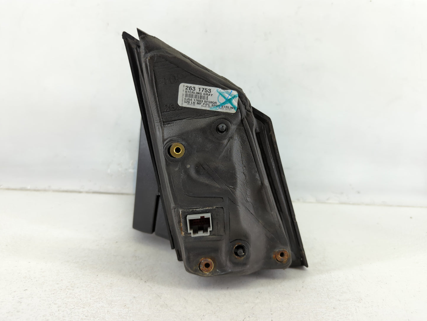 2013-2016 Ford Escape Driver Left Side View Manual Door Mirror Grey - Oemusedautoparts1.com