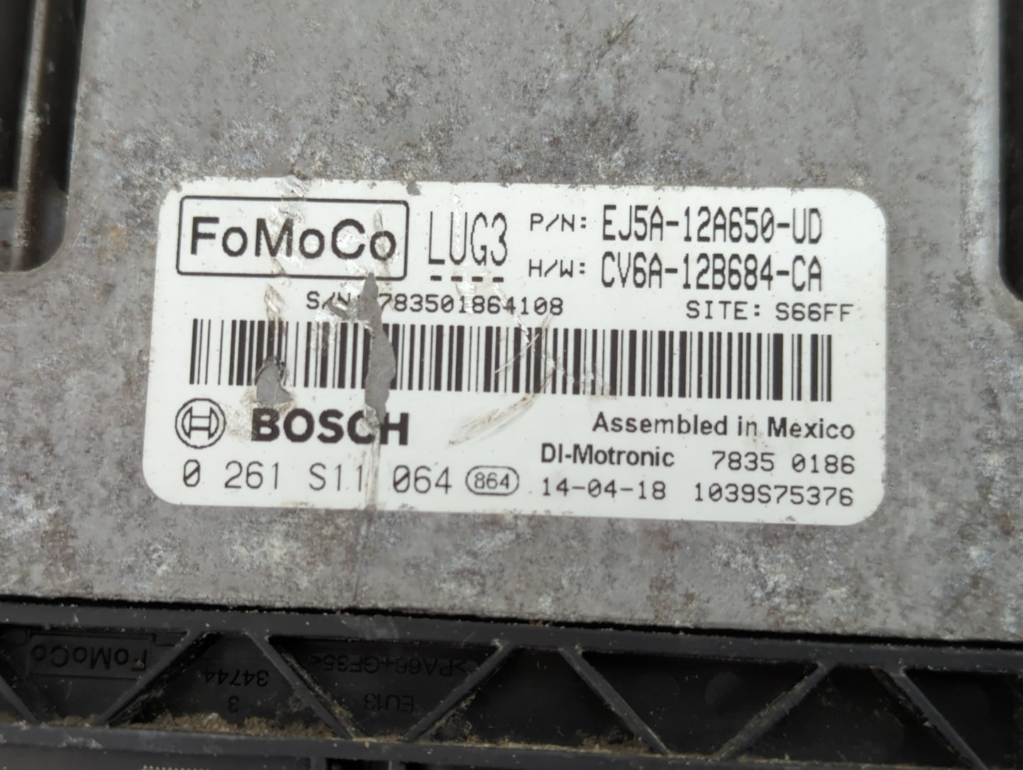 2013-2016 Ford Escape PCM Engine Control Computer ECU ECM PCU OEM P/N:CV6A-12B684-CA EJ5A-12A650-UD Fits Fits 2013 2014 2015