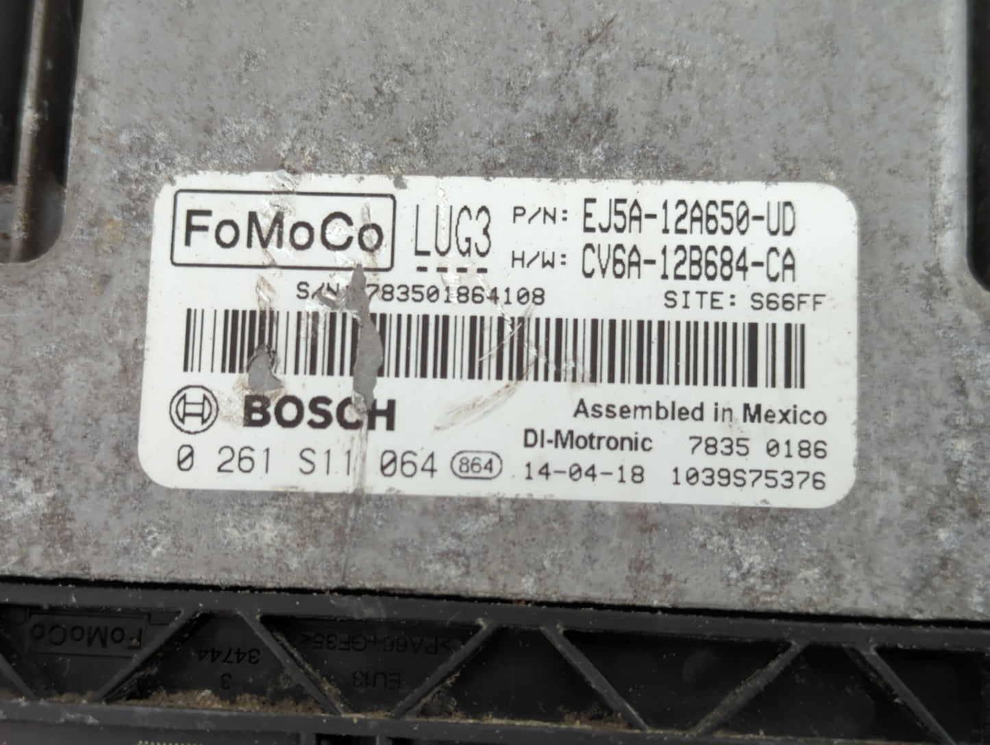 2013-2016 Ford Escape PCM Engine Control Computer ECU ECM PCU OEM P/N:CV6A-12B684-CA EJ5A-12A650-UD Fits Fits 2013 2014 2015