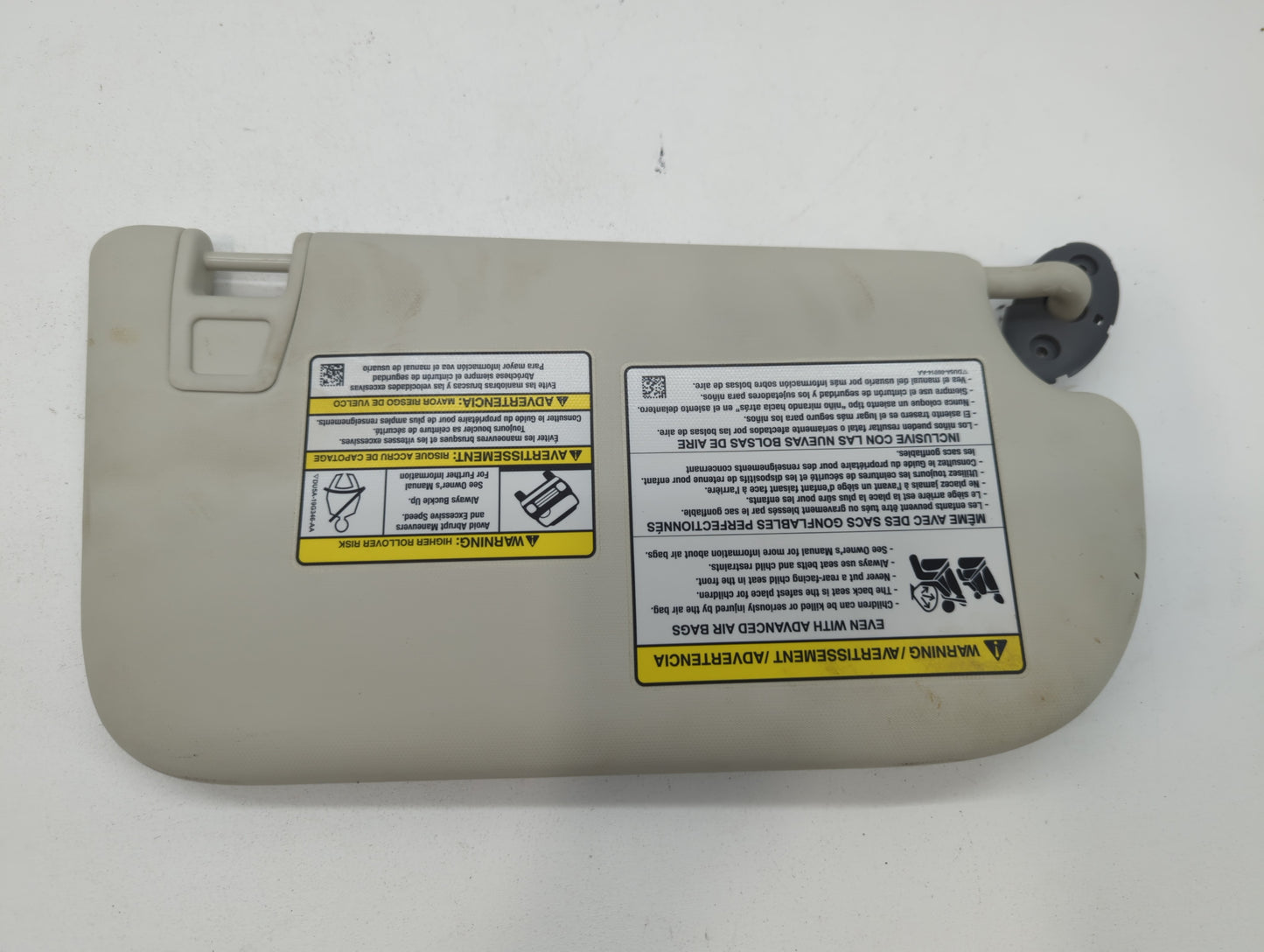 2013-2019 Ford Escape Sun Visor Shade Replacement Driver Left Mirror Fits Fits 2013 2014 2015 2016 2017 2018 2019 OEM Used A