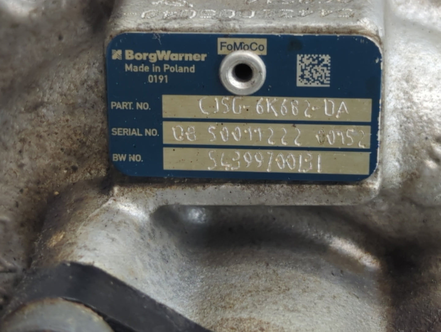 2013 Ford Escape Turbocharger Turbo Charger Super Charger Supercharger - Oemusedautoparts1.com