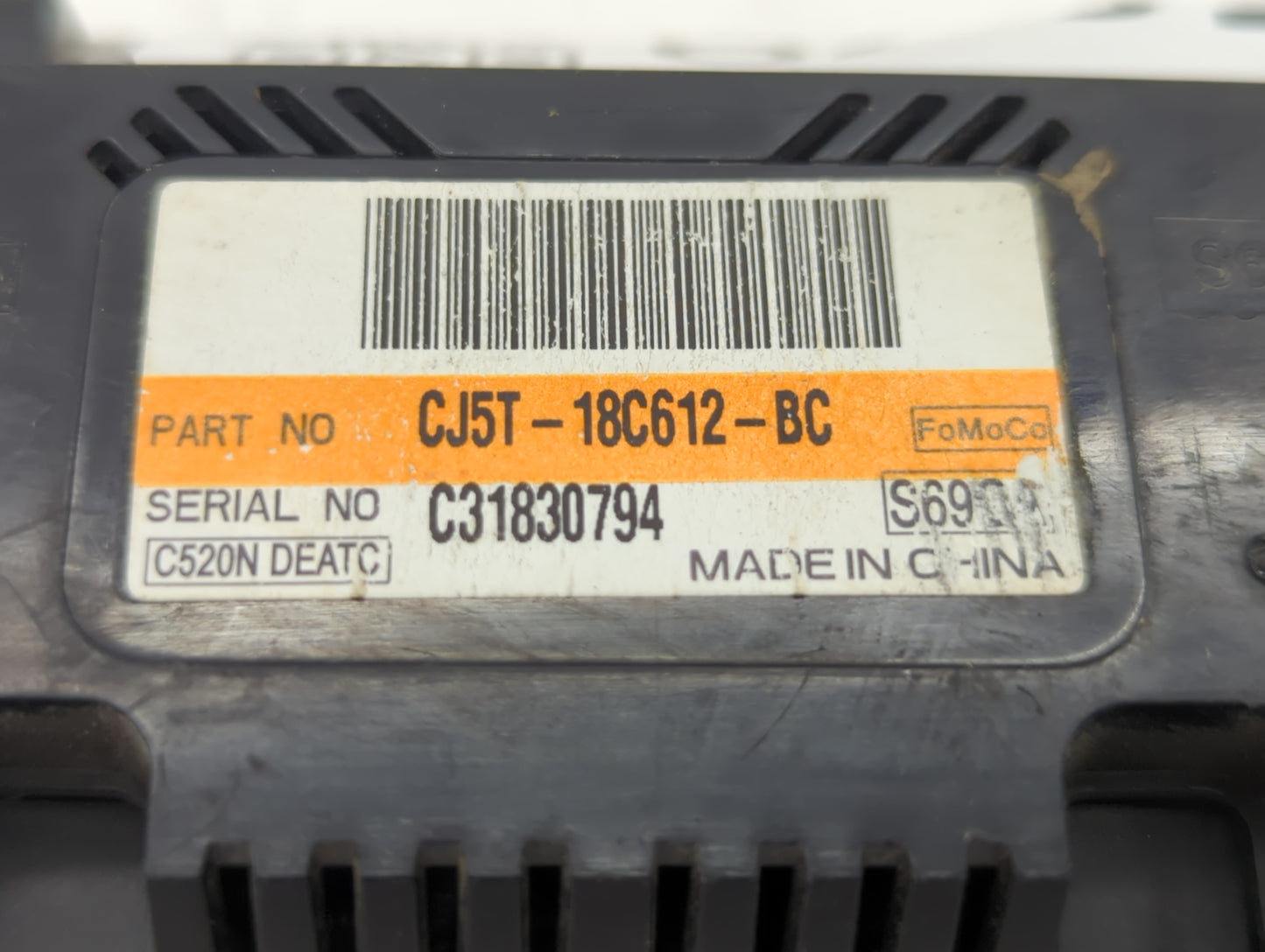 2013-2015 Ford Escape Climate Control Module Temperature AC/Heater Replacement P/N:CJ5T-18C612-BC Fits Fits 2013 2014 2015 O