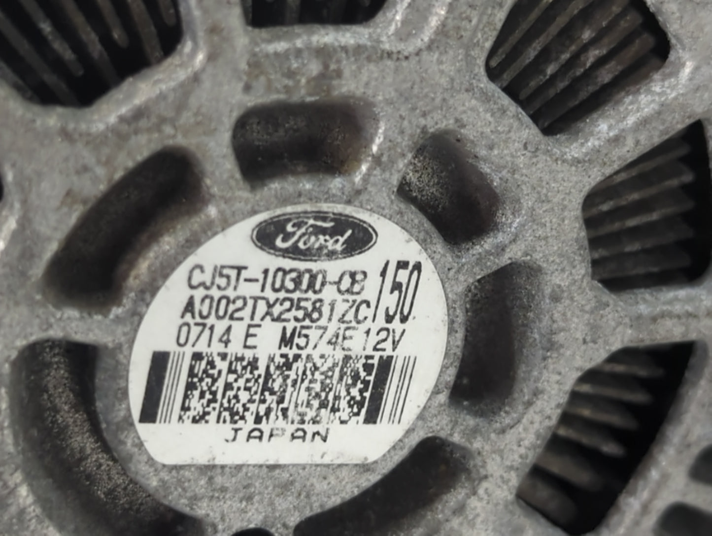 2013-2019 Ford Escape Alternator Replacement Generator Charging Assembly Engine OEM P/N:CJ5T-10300-0B Fits OEM Used Auto Par