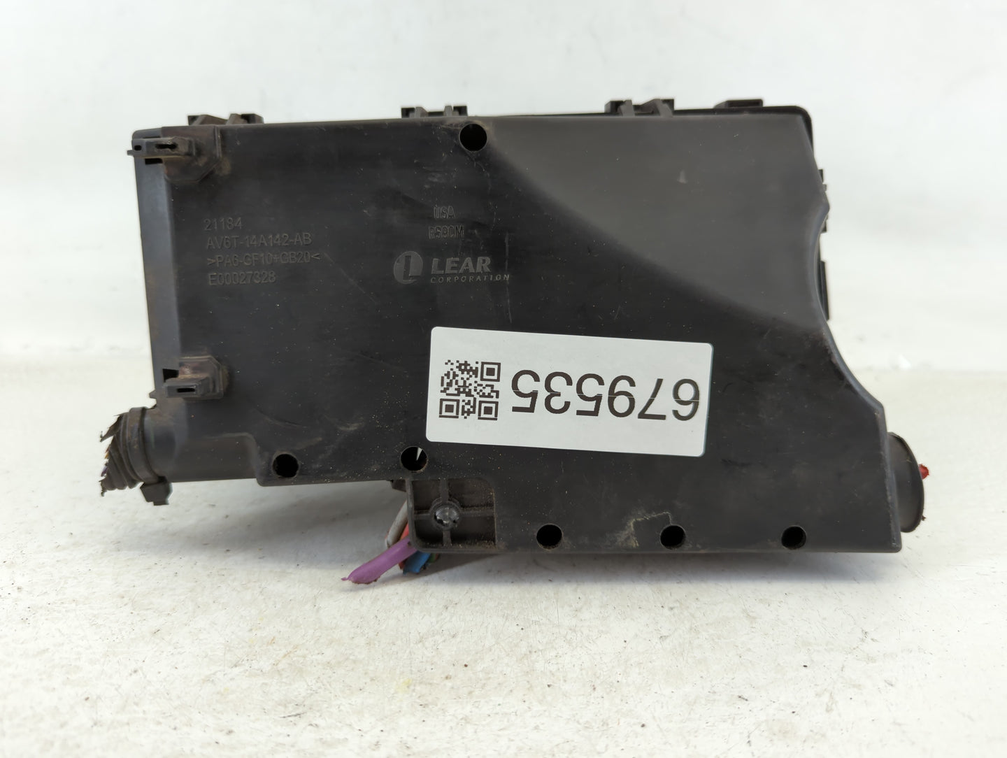 2013-2016 Ford Escape Fusebox Fuse Box Panel Relay Module P/N:AV6T-14A142-AB Fits Fits 2013 2014 2015 2016 OEM Used Auto Par